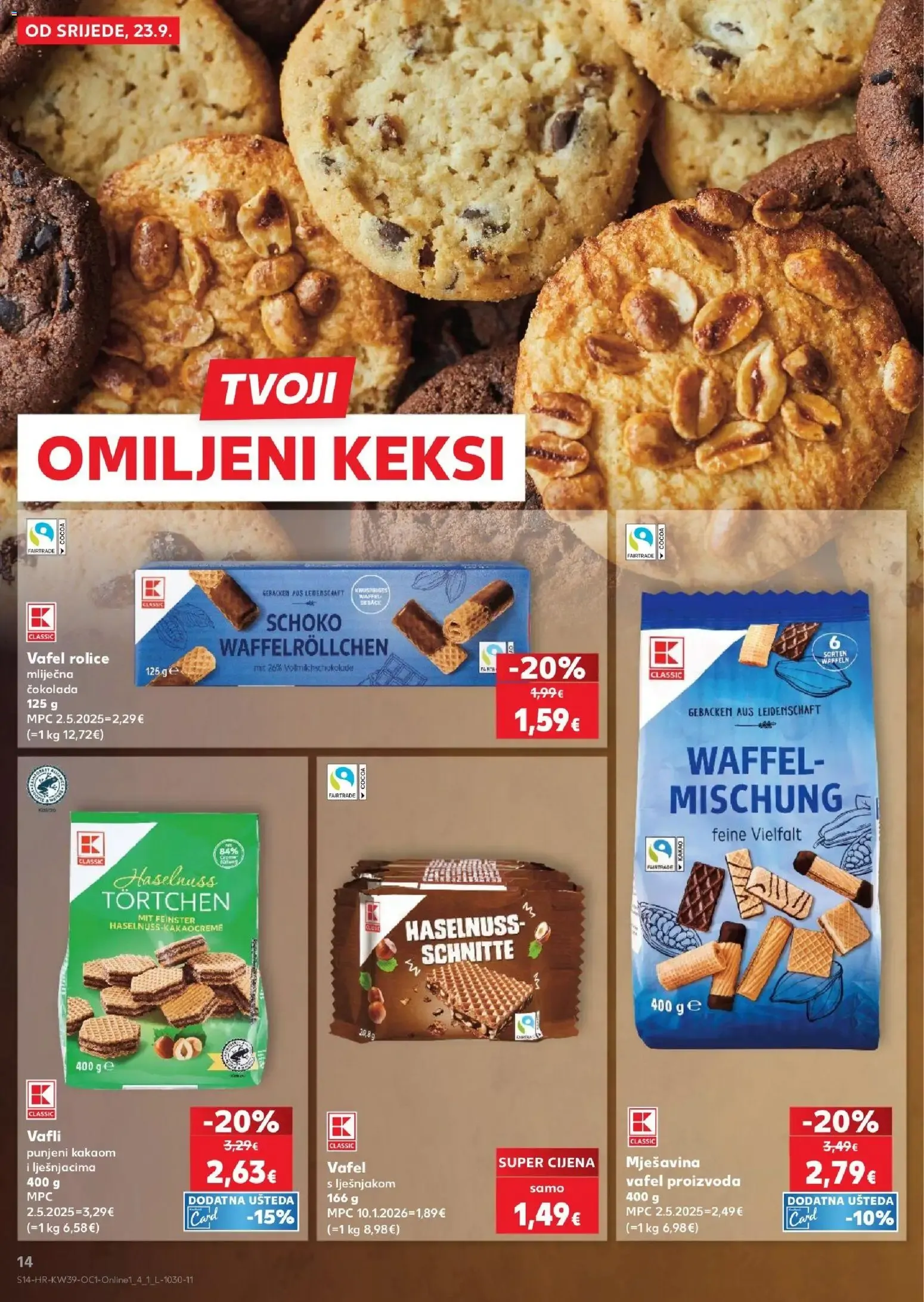 Katalog Kaufland Katalog novi od 23.09.2026 na listanje > letak digitalni od 23. rujna do 29. rujna 2026. - Pregled Stranica 14