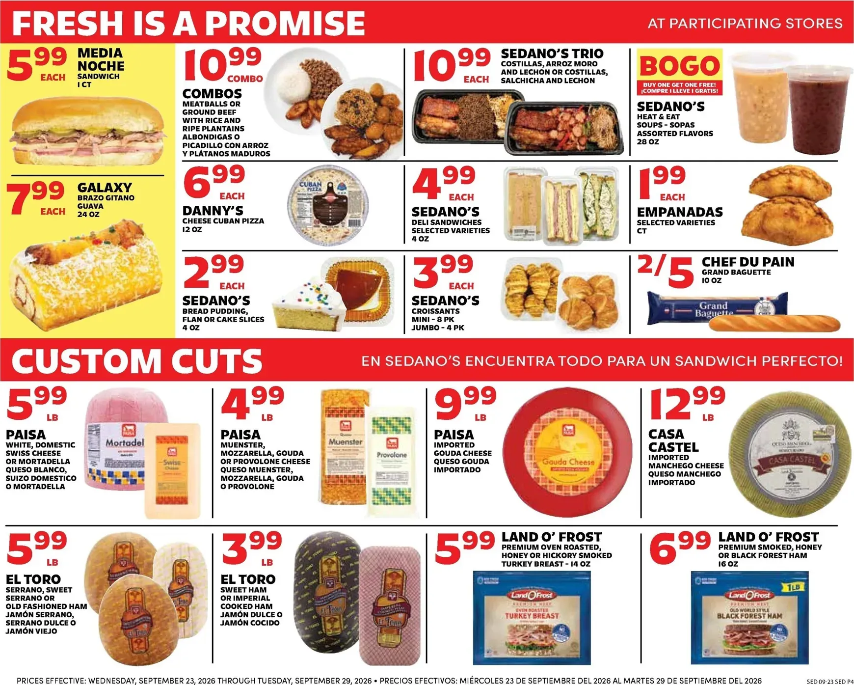 Weekly ad Current Sedano's leaflet valid from Wednesday 09/23/2026 to Tuesday 09/29/2026 from September 23 to September 29 2026 - Page 4