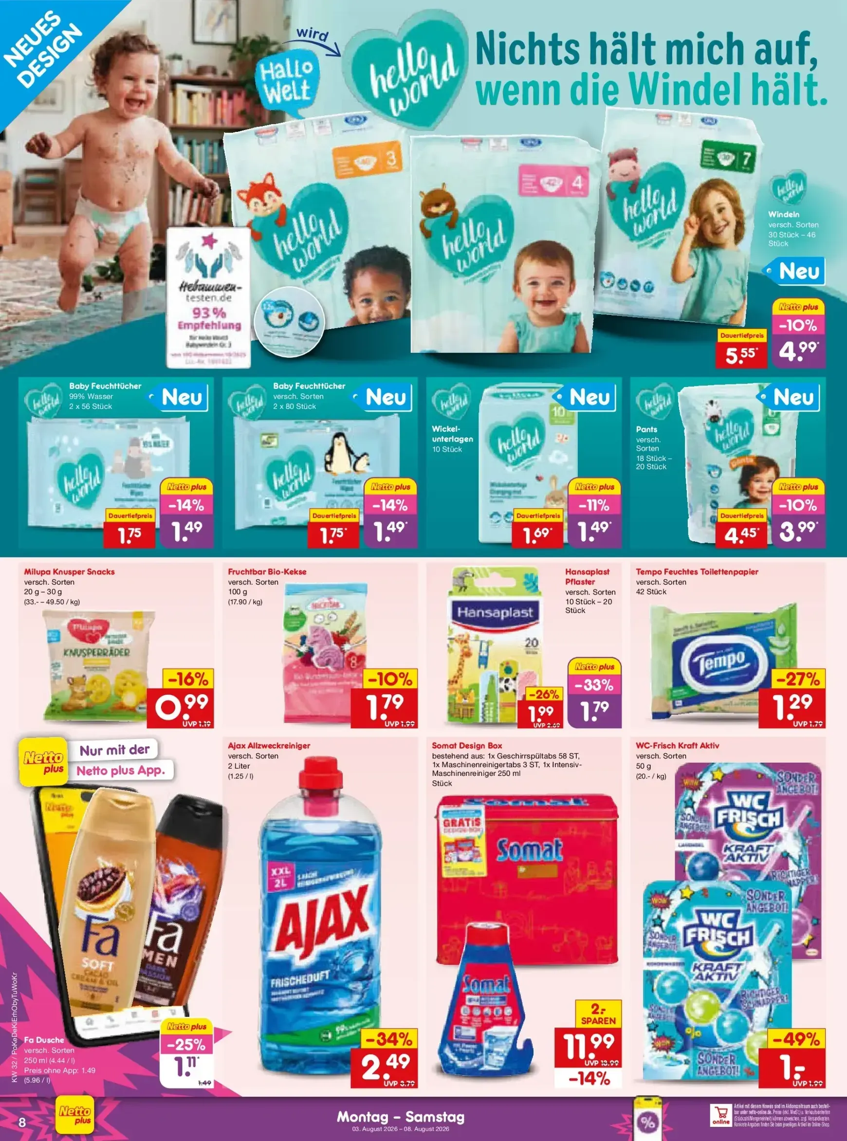 Netto Marken Discount - Super Wochenende Prospekt – von Donnerstag 06.08.2026 bis Samstag 08.08.2026 von 6. August bis 8. August 2026 - Prospekt seite 24