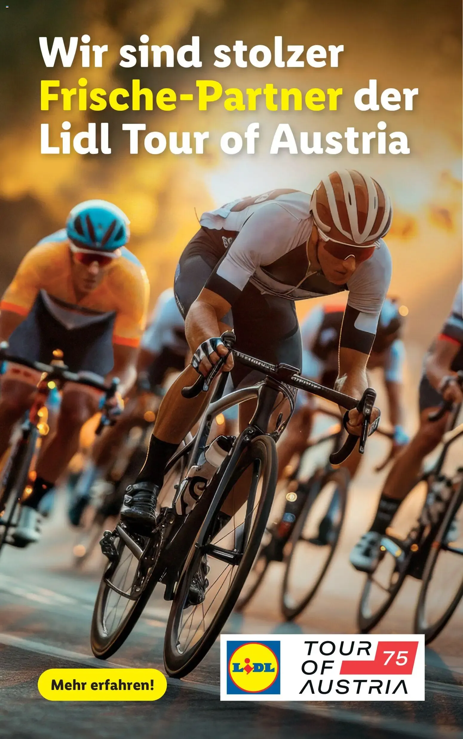 Lidl: Stolzer Frische-Partner der Tour of Austria von 1. Juli bis 12. Juli 2026 - Flugblätt seite  1