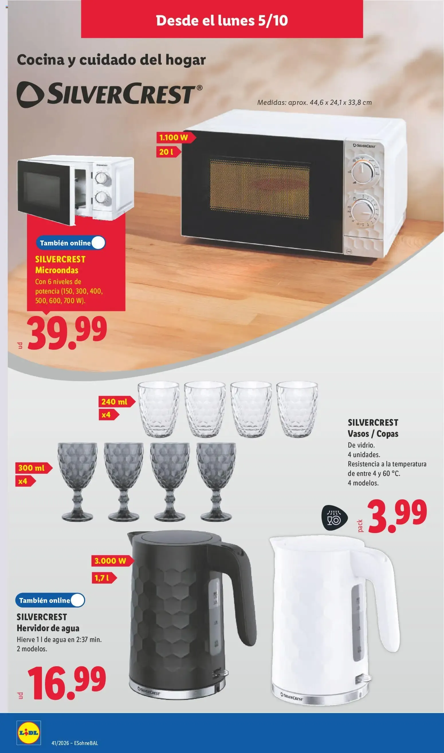 Catálogo de Lidl folleto de bazar del 05/10/2026 | Ofertas 5 de octubre al 11 de octubre 2026 - Página 8