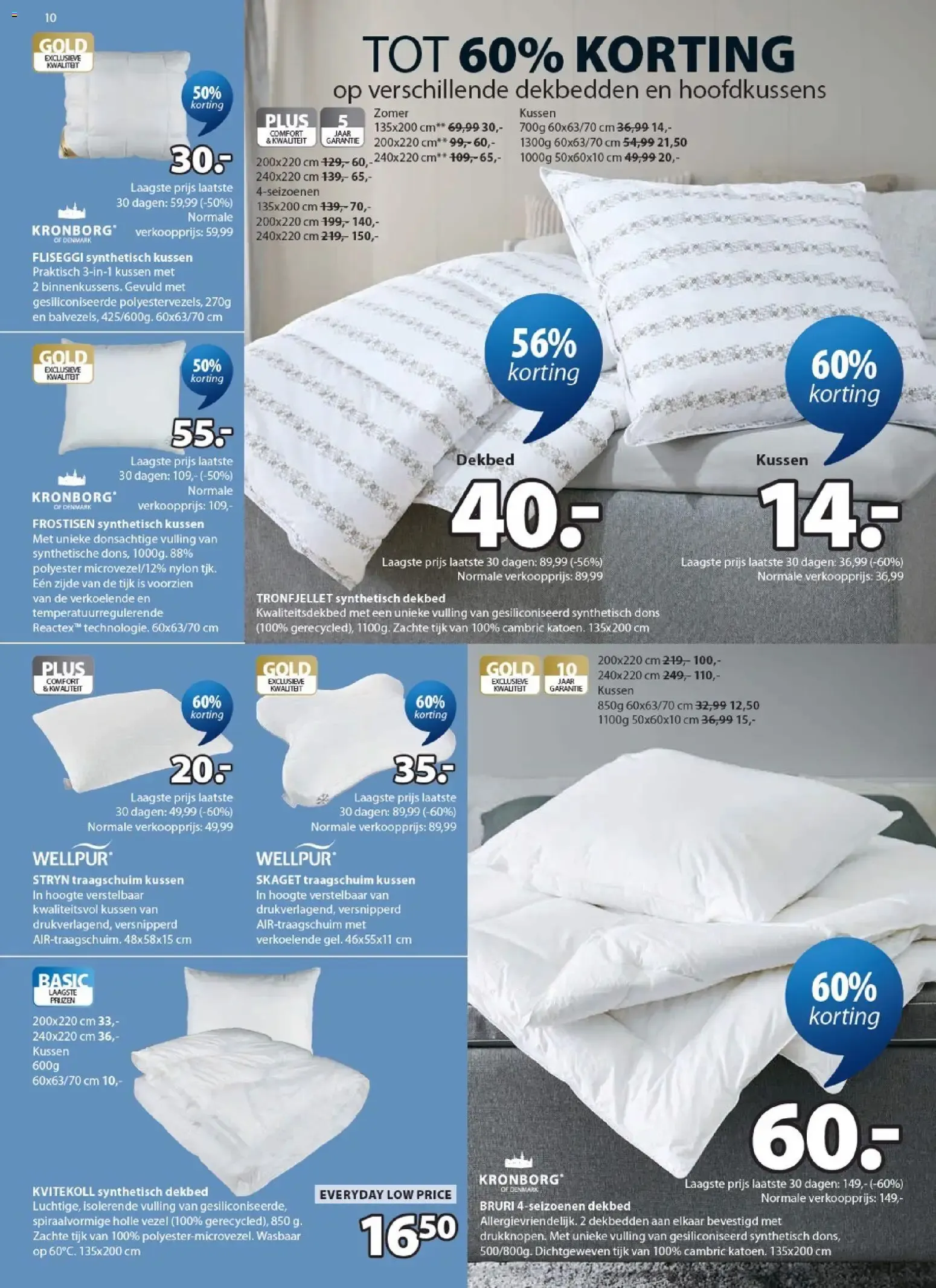 JYSK: Geweldige aanbiedingen voor je huis TOT 60% KORTING / Woondeals van 24 september tot 23 oktober 2026 - Folder pagina 10