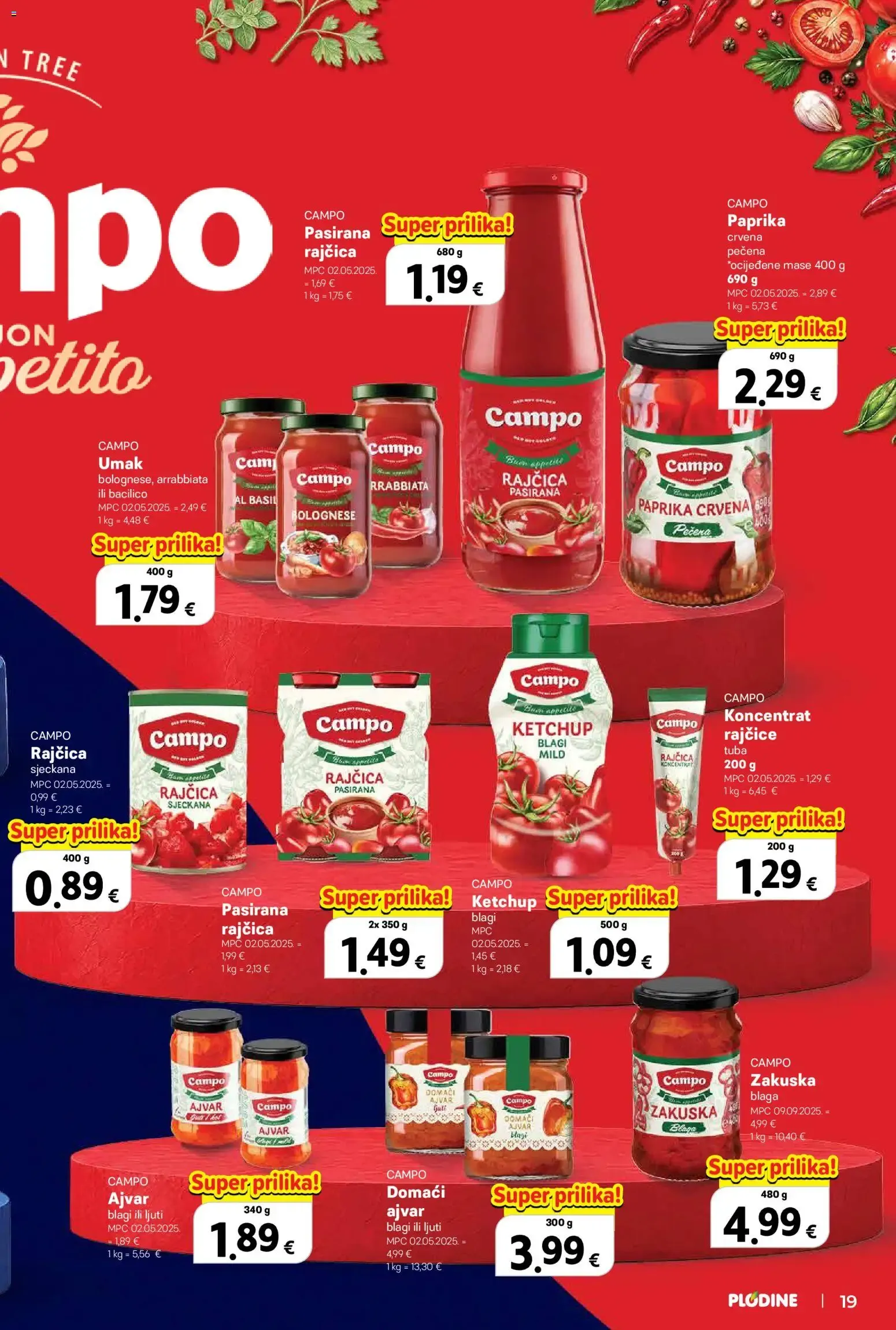 Katalog Plodine Brandovi Vrijedni Kupovine novi od 22.10.2026 na listanje > letak digitalni od 22. listopada do 4. studenoga 2026. - Pregled Stranica 19