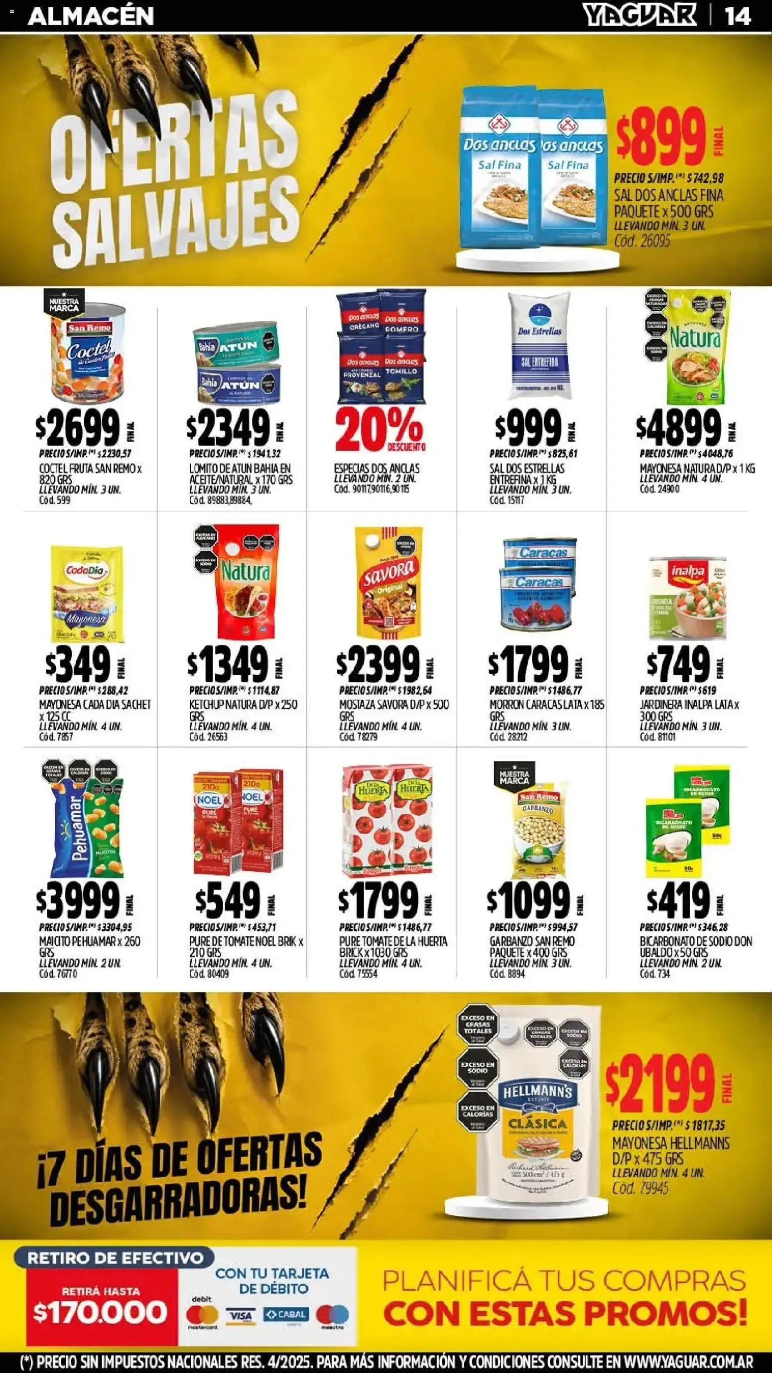 Ofertas de Yaguar: Ofertas Salvajes - Mar del Plata 3 de agosto al 8 de agosto 2026 - Página 14 del catálogo