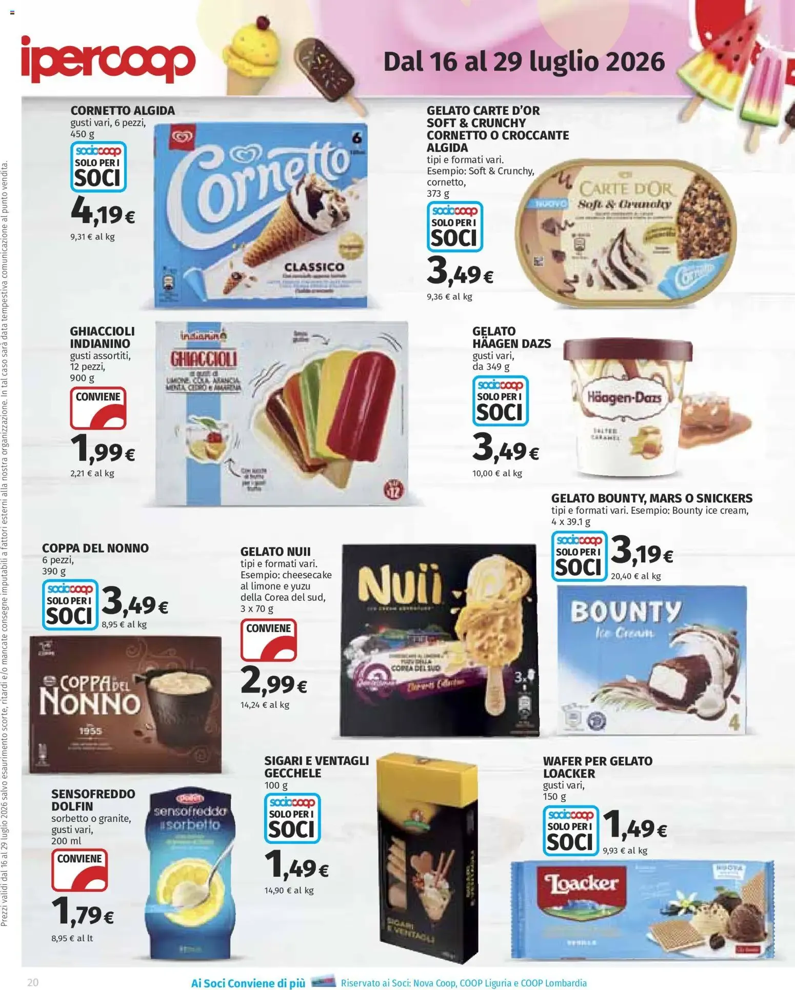 Anteprima volantino Ipercoop dal 16/07/2026 - nuovo offerte da 16 luglio a 29 luglio di 2026 - Pagina del volantino 20