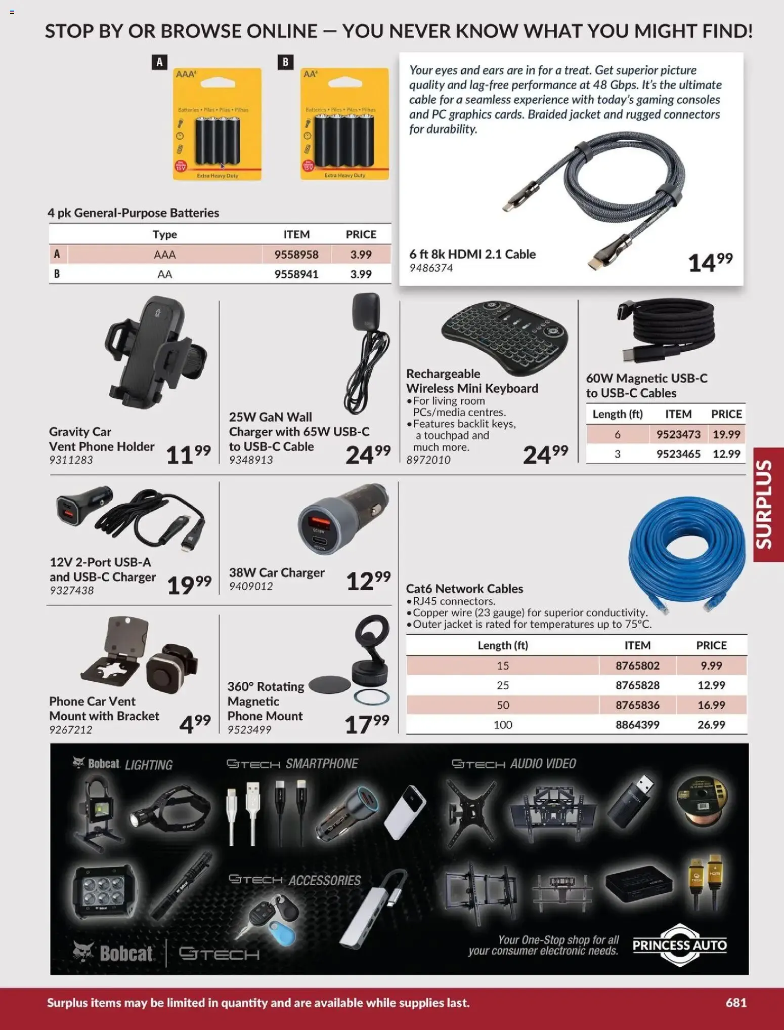 Princess Auto 2026 Catalogue - Surplus from April 21 to April 21 2027 - flyer page 19