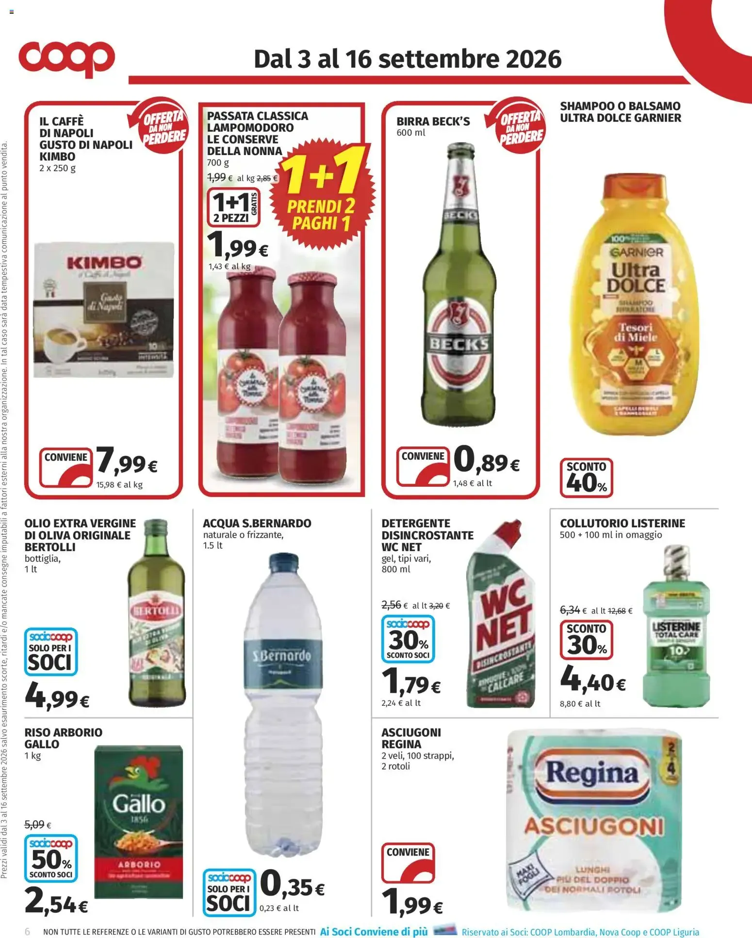 Volantino COOP Anteprima dal 03/09/2026 > NUOVO Promozioni da 3 settembre a 16 settembre di 2026 - Pagina del volantino 6