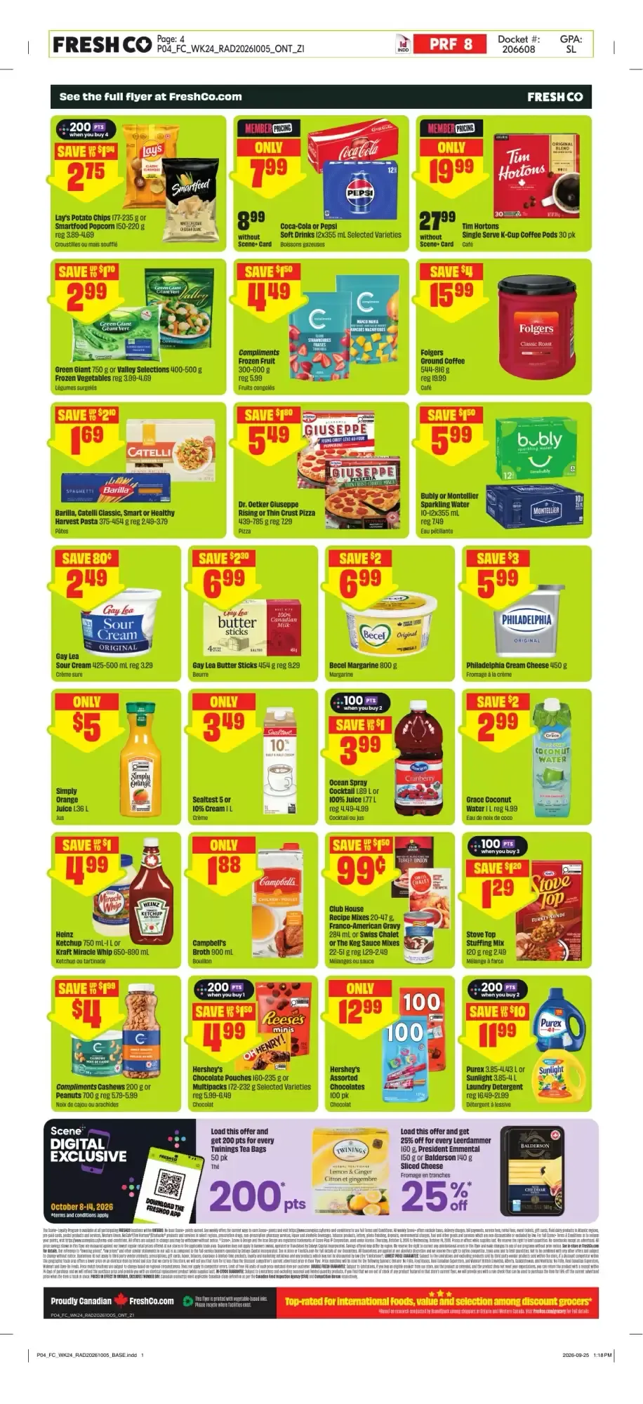 FreshCo Thanksgiving Deals from October 8 to October 14 2026 - flyer page 2