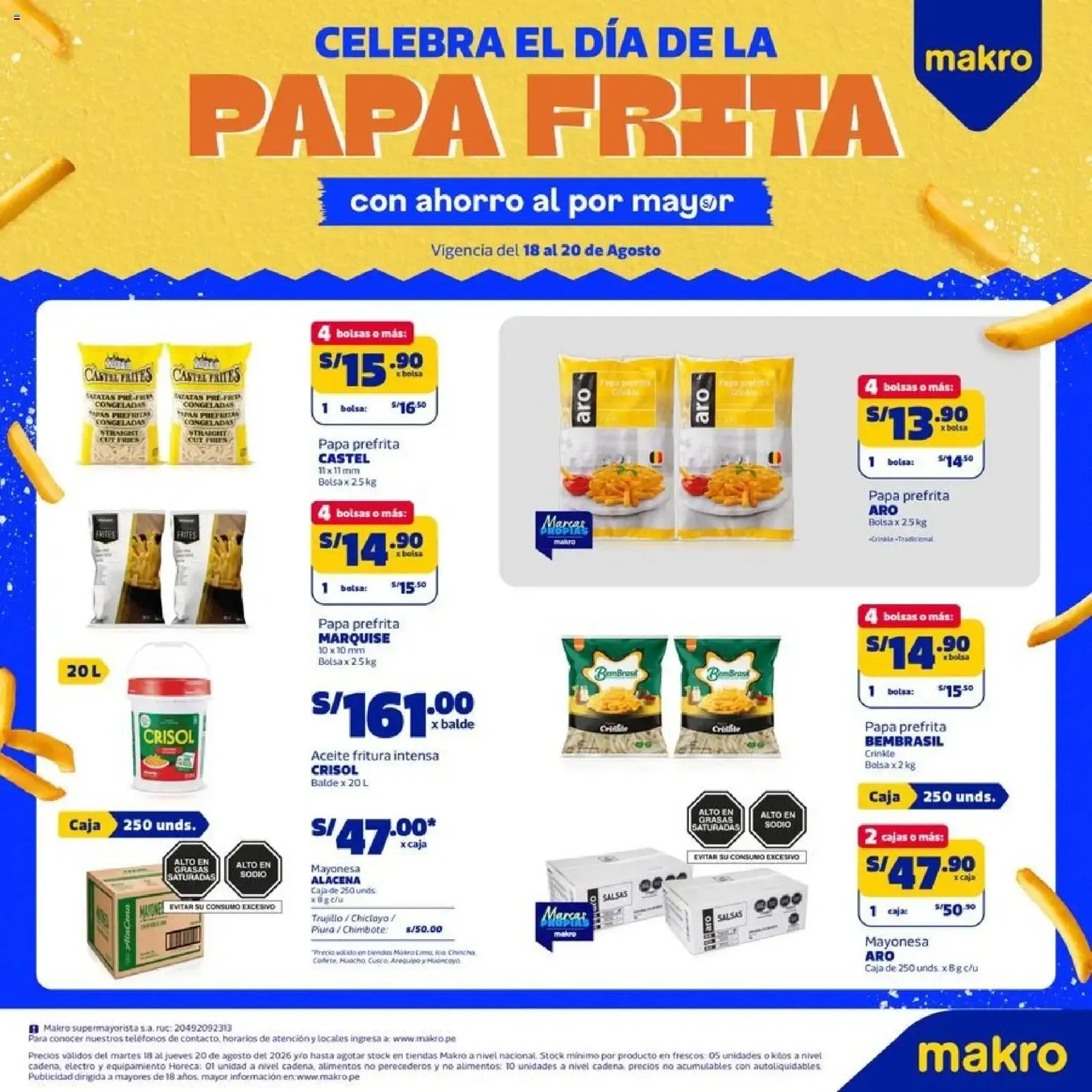 Makro - Celebra el Día de la Papa Frita