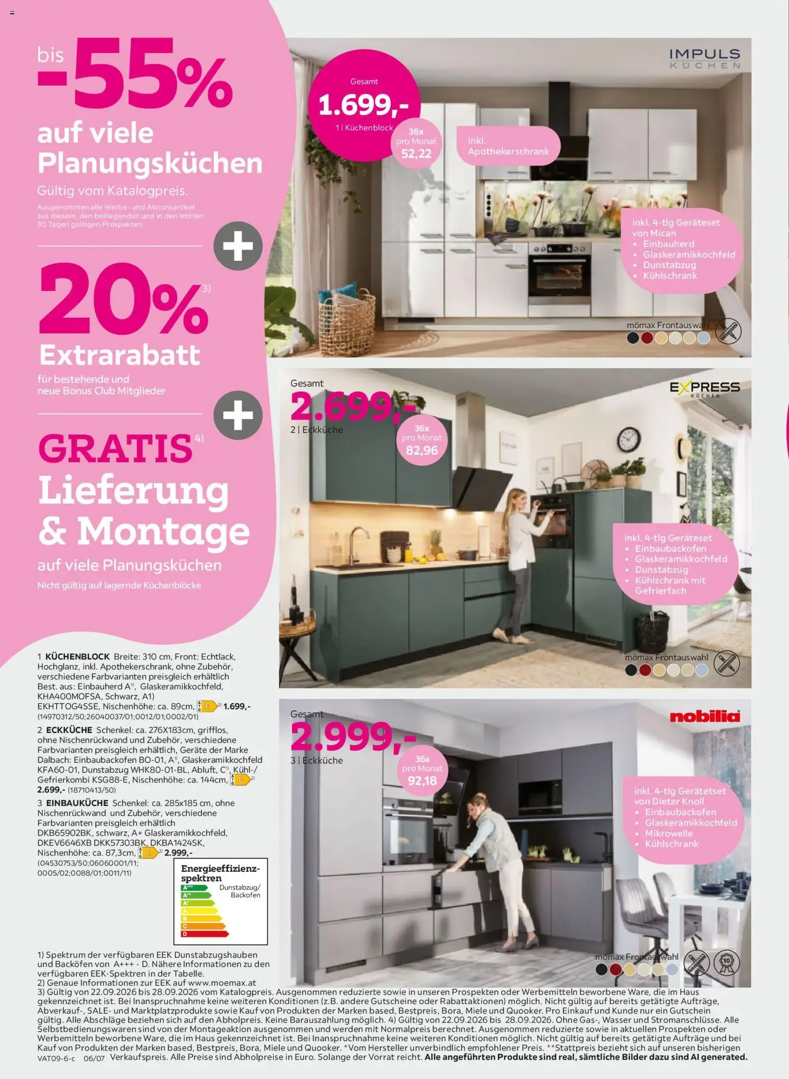 Mömax Pink Shopping Bonus sparen von 22.09.2026 - Aktuelle Angebote von 22. September bis 28. September 2026 - Flugblätt seite 6