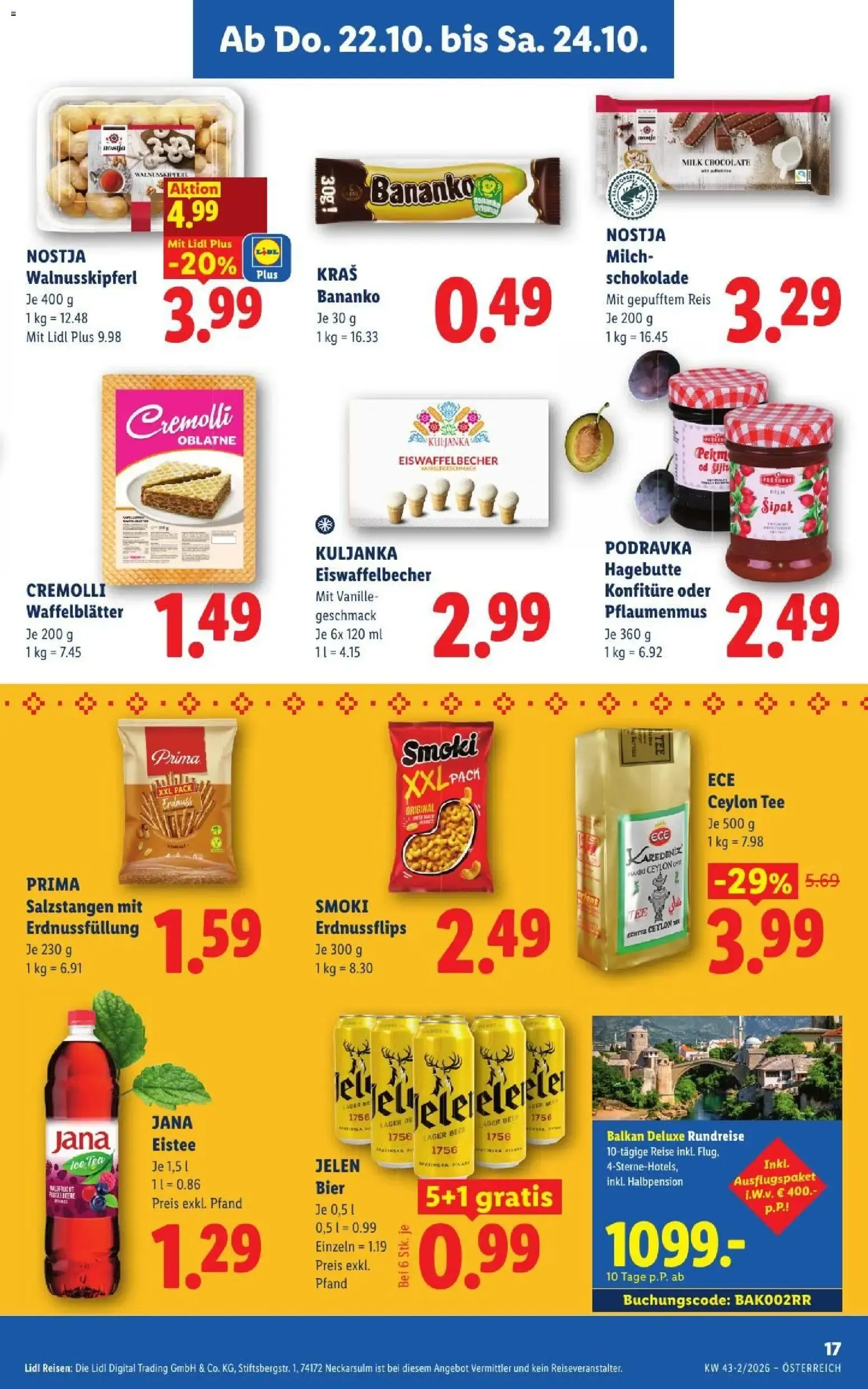 Lidl Flugblatt ab 22.10.2026 - Angebote ab donnerstag von 22. Oktober bis 24. Oktober 2026 - Flugblätt seite 19