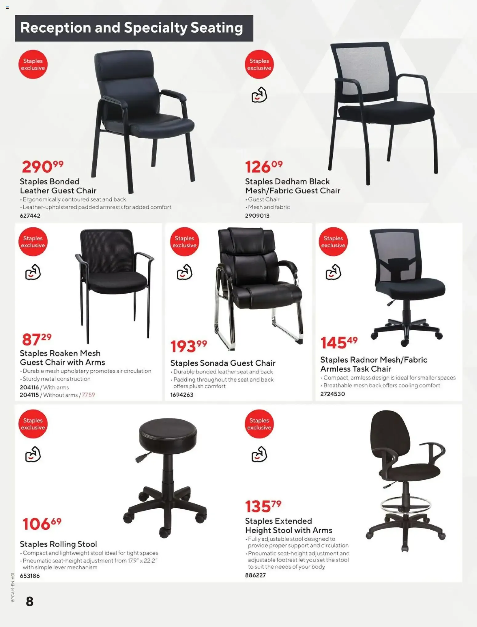 Staples In-stock Furniture Guide 2026 | 27 from August 12 to July 27 2027 - flyer page 8