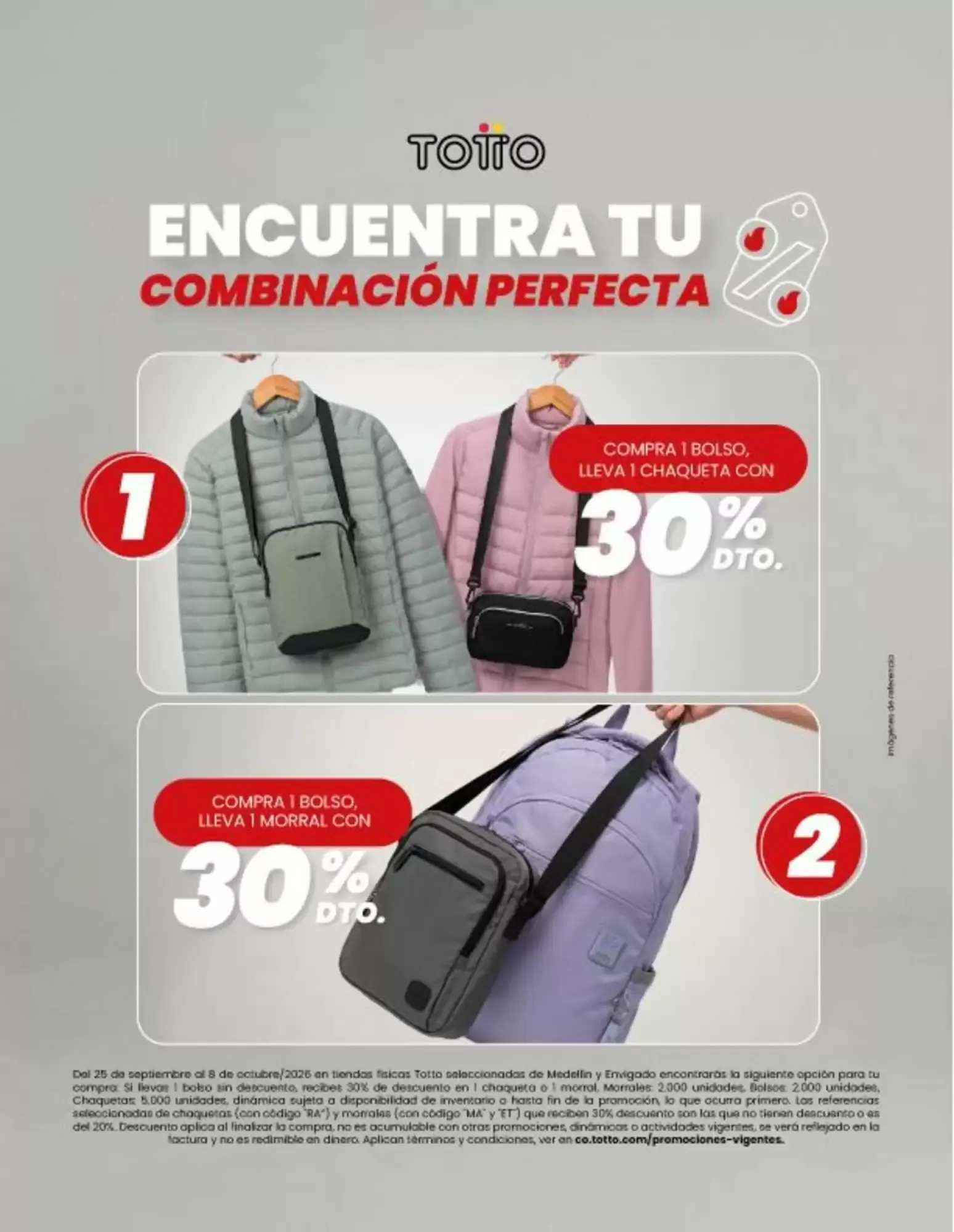 Catalogo de Totto: Encuentra tu combinación perfecta 25 de septiembre al 8 de octubre 2026 - Pag 1