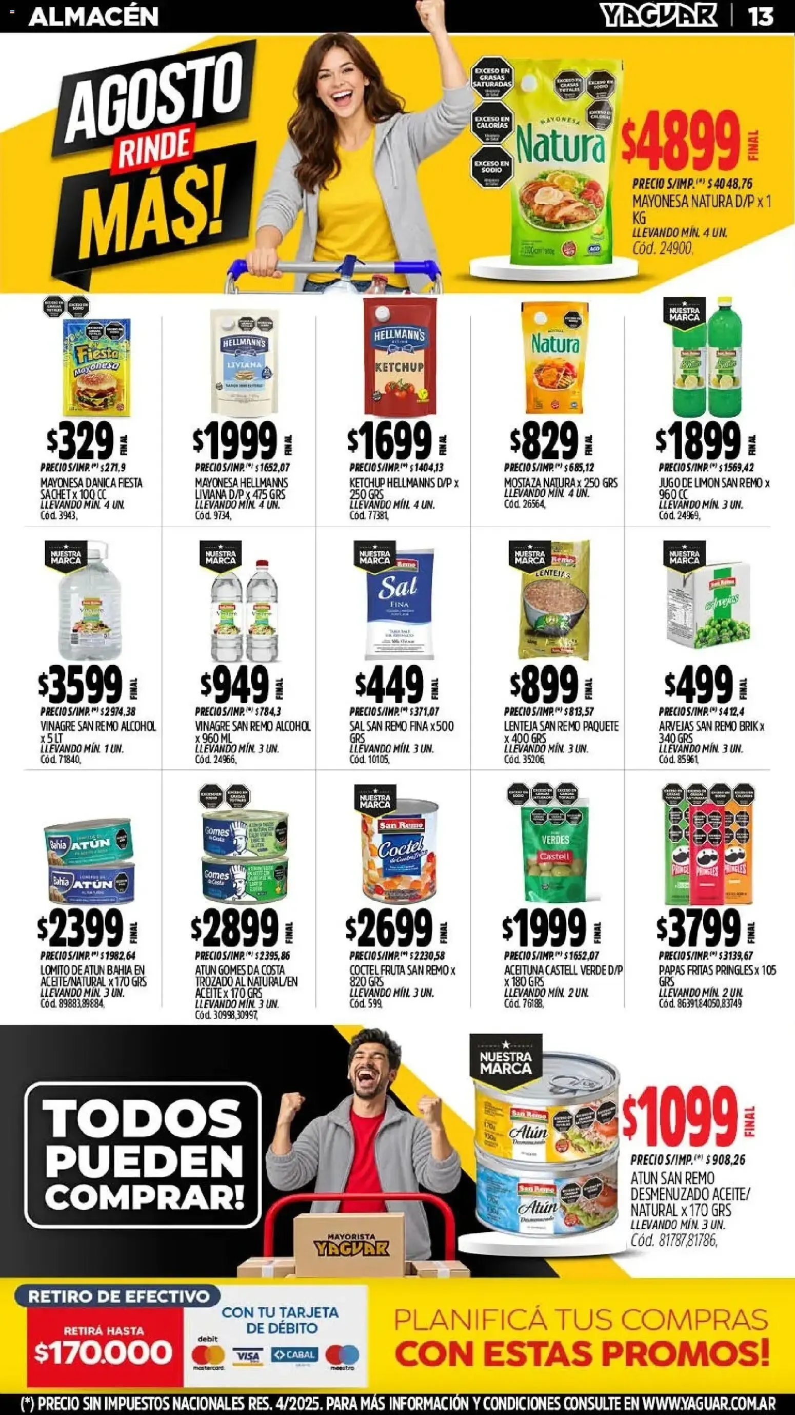 Ofertas de Yaguar catálogo del 24/08/2026 - 30/08/2026 24 de agosto al 30 de agosto 2026 - Página 13 del catálogo
