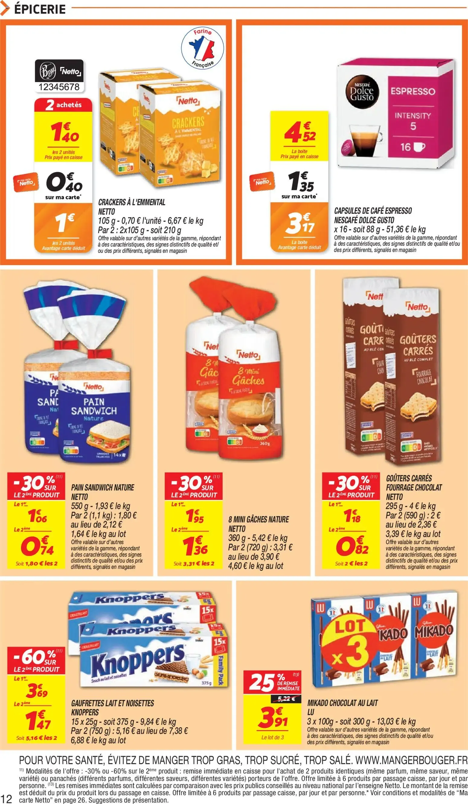 Netto - Temps fort Novembre à partir du 03/11/2026 - promo en ligne du 3 novembre au 9 novembre 2026 - Catalogue page 12