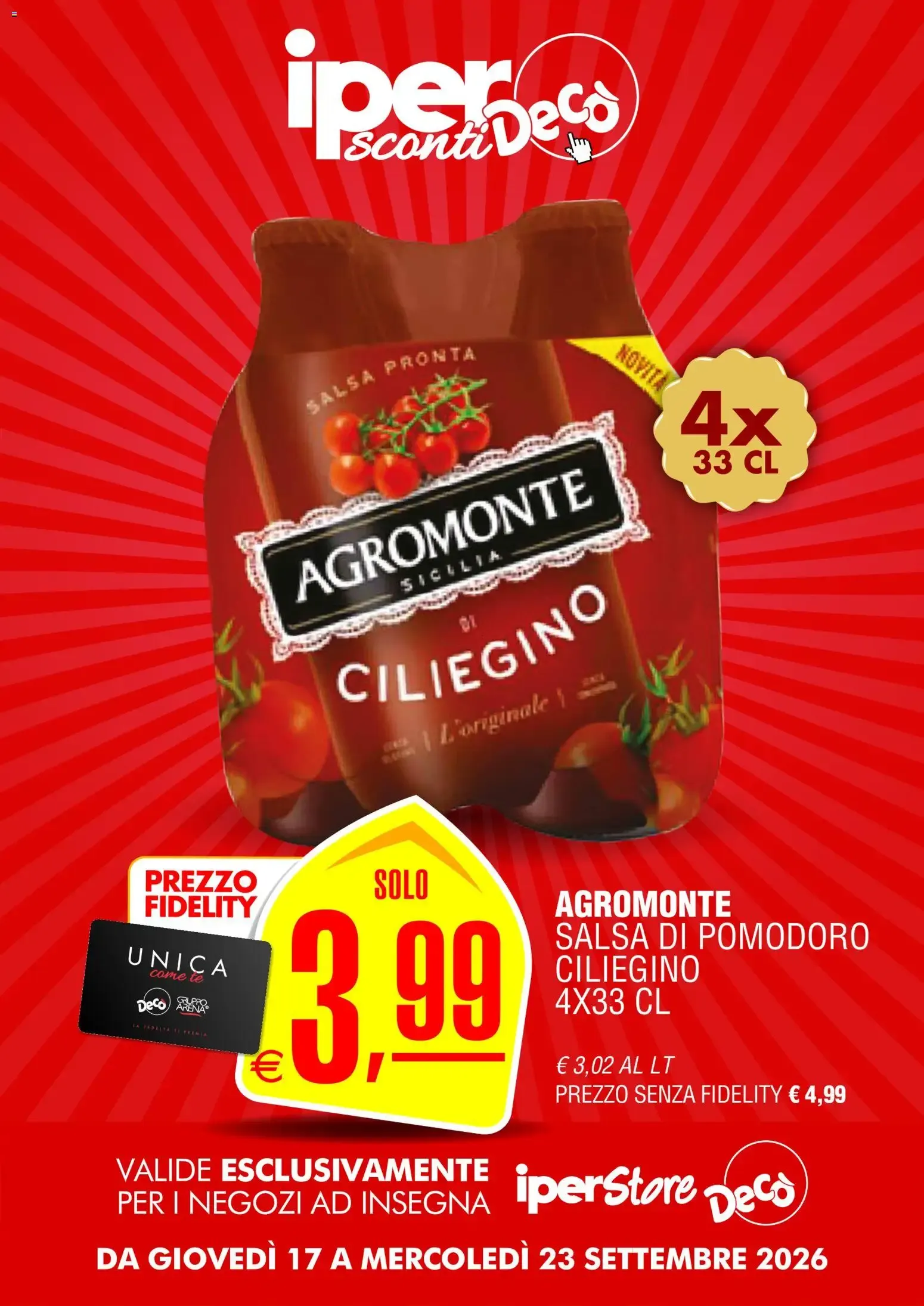 Nuovo Decò volantino IperStore Sicilia dal 17/09/2026 > offerte anteprima 🛍️ da 17 settembre a 23 settembre di 2026 - Pagina del volantino 4