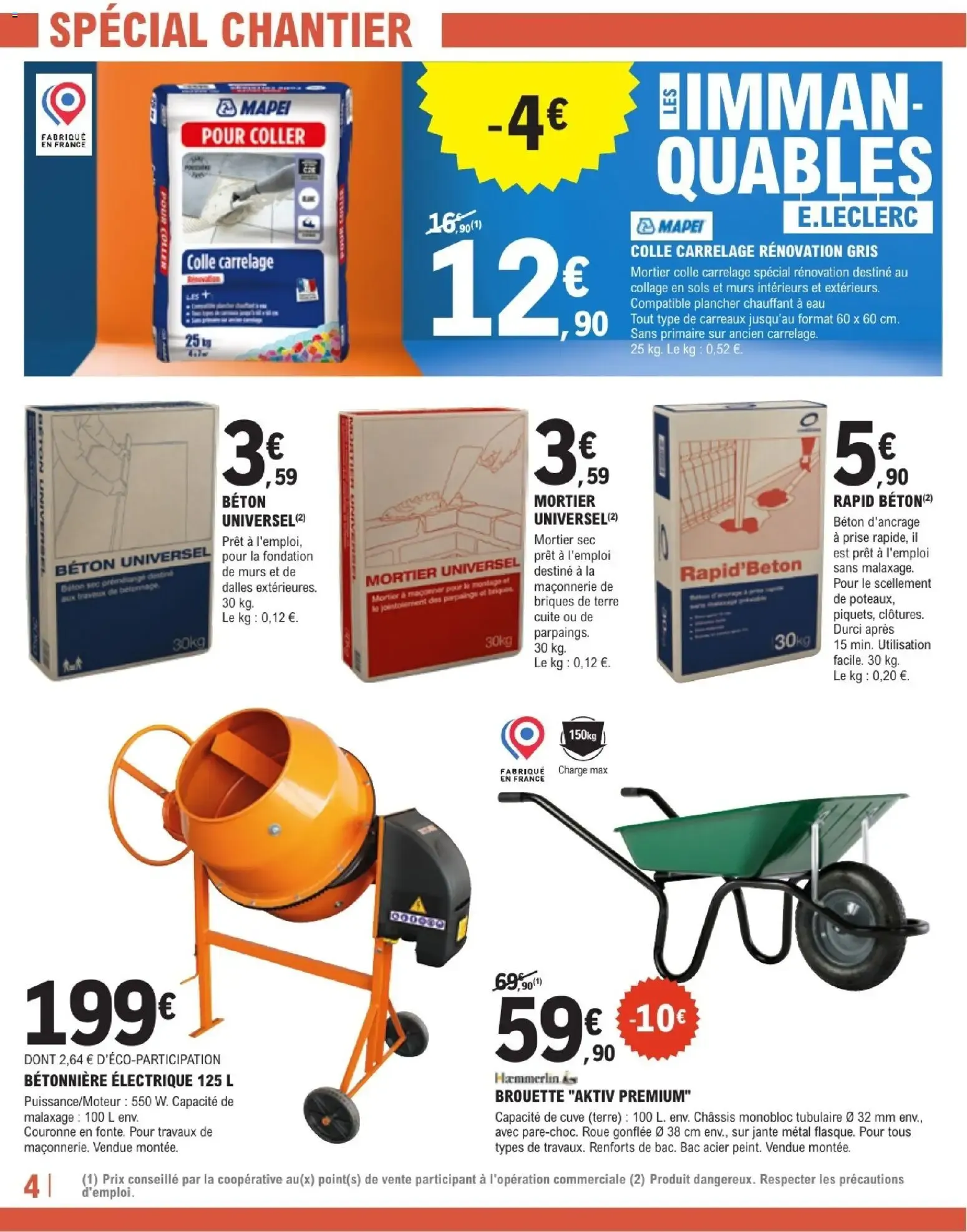Brico E.Leclerc catalogue à partir du 23/06/2026 - promo en ligne du 23 juin au 11 juillet 2026 - Catalogue page 4
