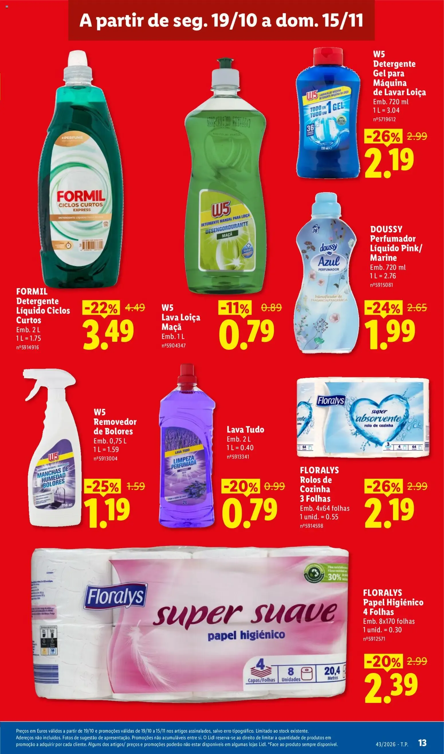 Folheto Lidl Folheto Poupança de 19 de outubro até 25 de outubro 2026 - Pagina 13