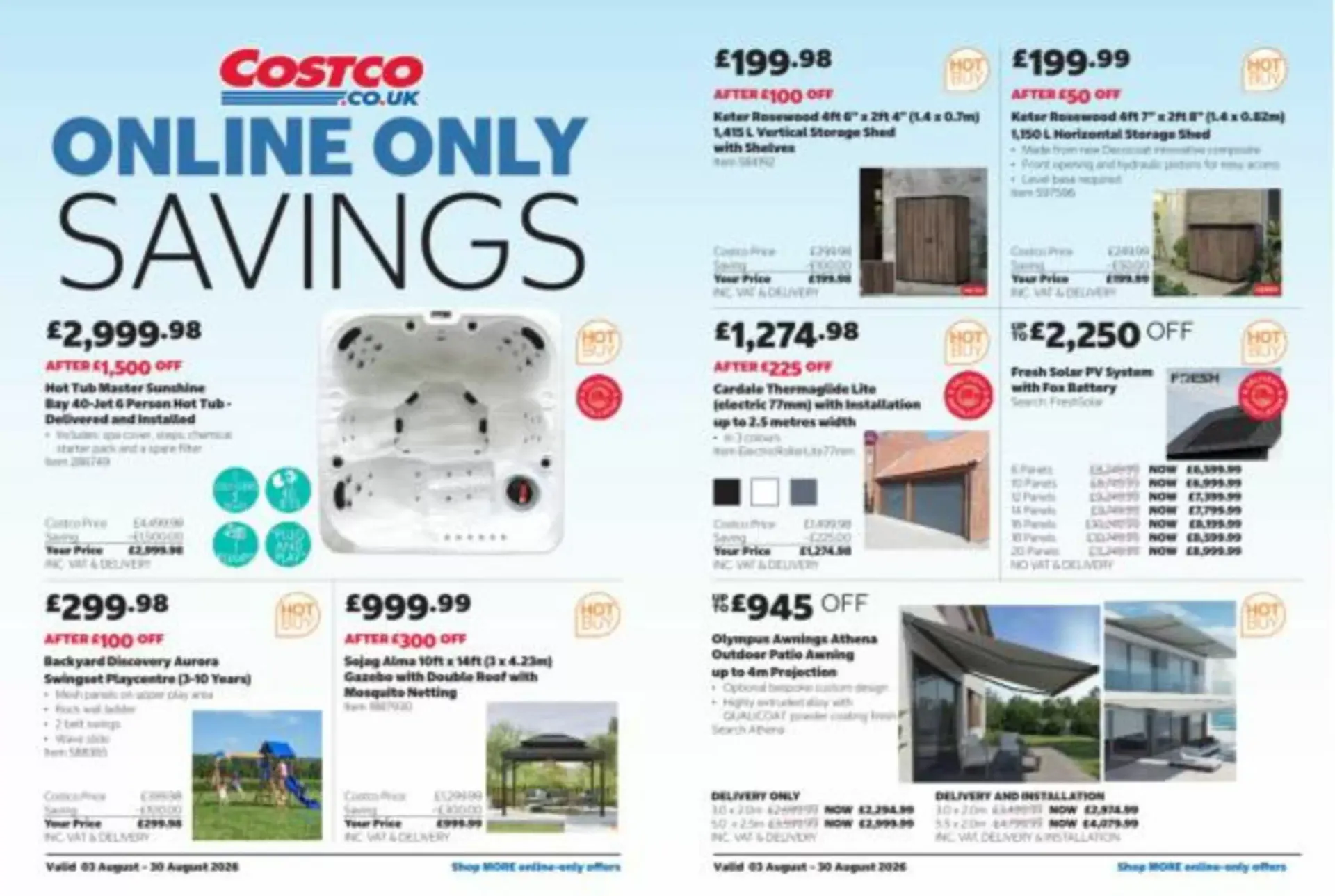 Costco leaflet from 3 August to 30 August 2026 - Catalogue Page 15