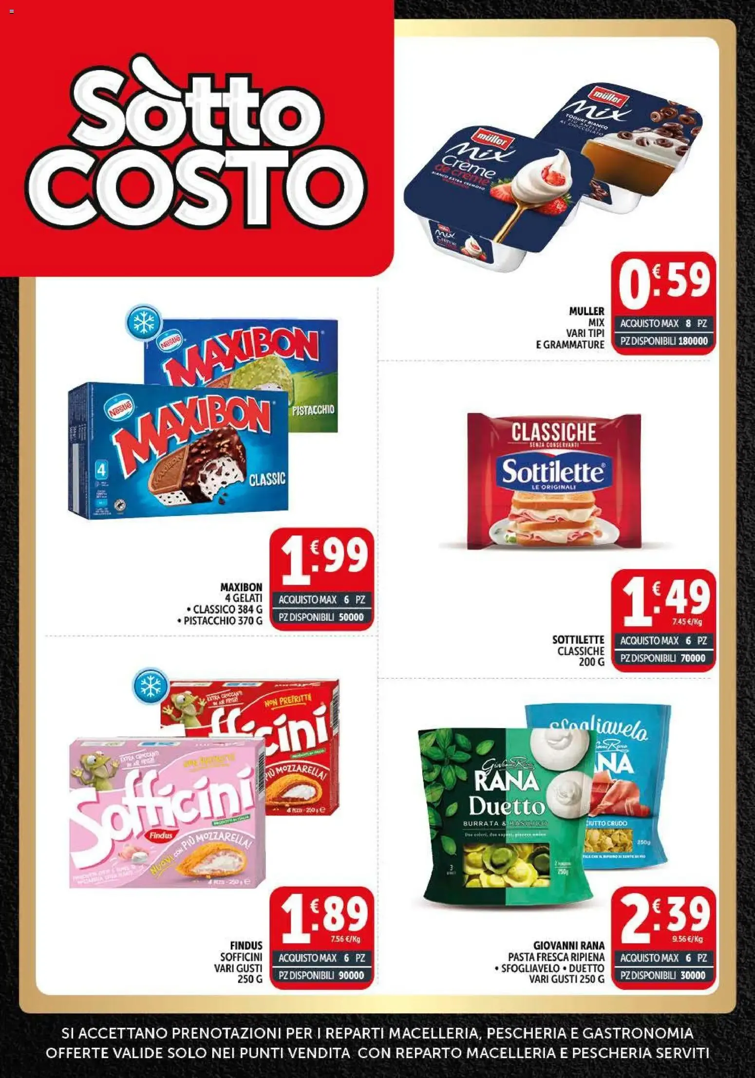 Decò Gourmet Supermercati: Sotto Costo da 1 settembre a 10 settembre di 2026 - Pagina del volantino 2