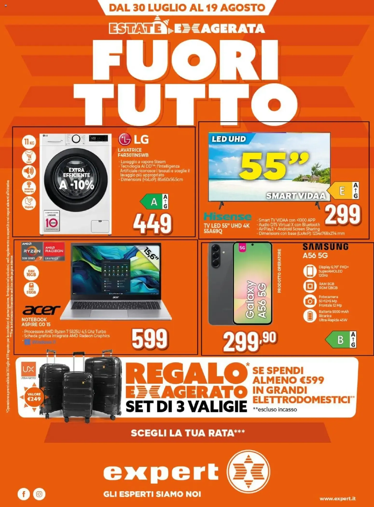 ESTATE ESAGERATA FUORI TUTTO da 30 luglio a 19 agosto di 2026 - Pagina del volantino 1