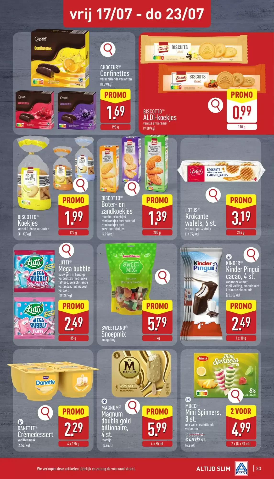 ALDI Folder van ma 13/07 t.e.m. zat 18/07 van 13 juli tot 18 juli 2026 - folder pagina 23