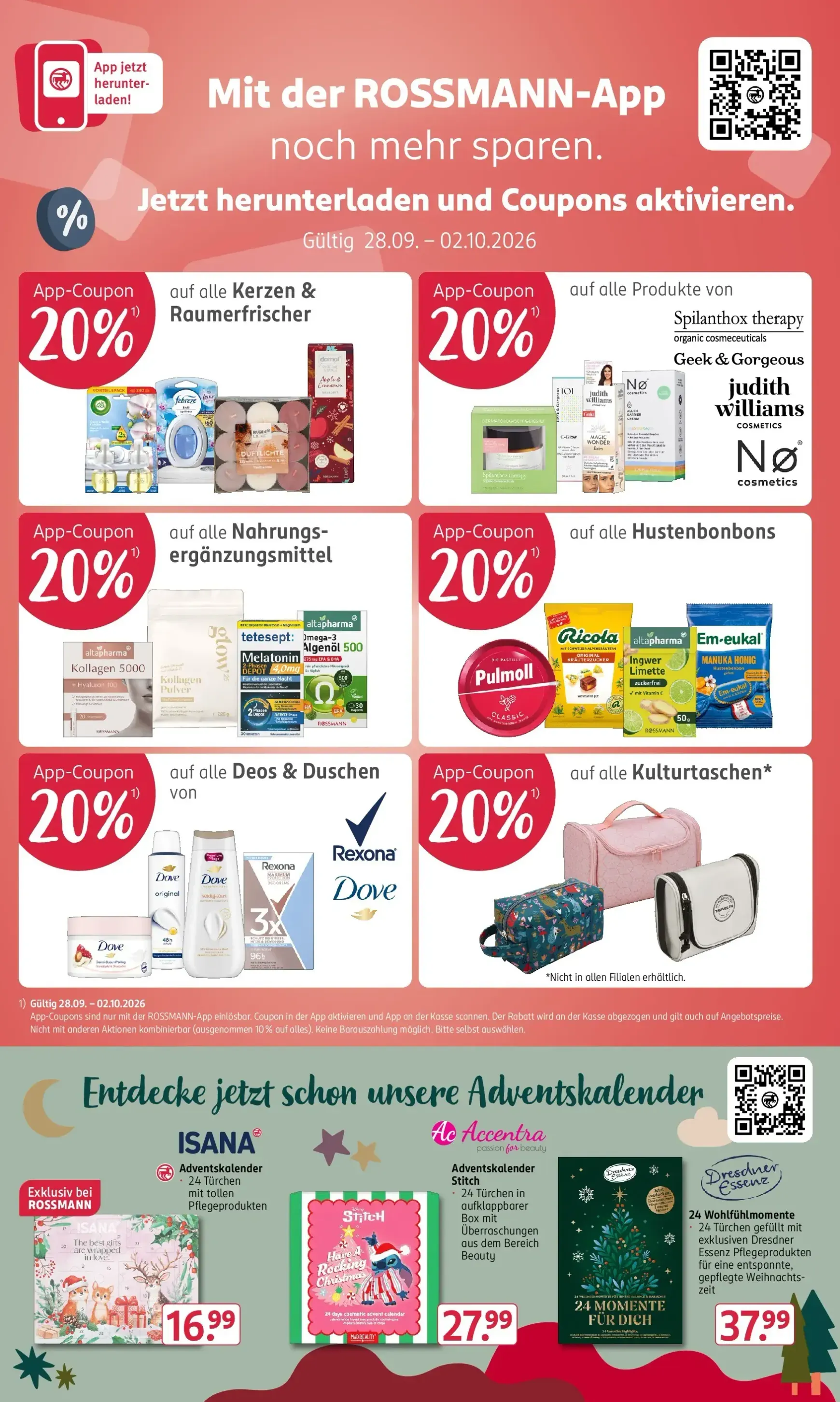 ROSSMANN Prospekt – von Montag 28.09.2026 bis Freitag 02.10.2026 von 28. September bis 2. Oktober 2026 - Prospekt seite 22