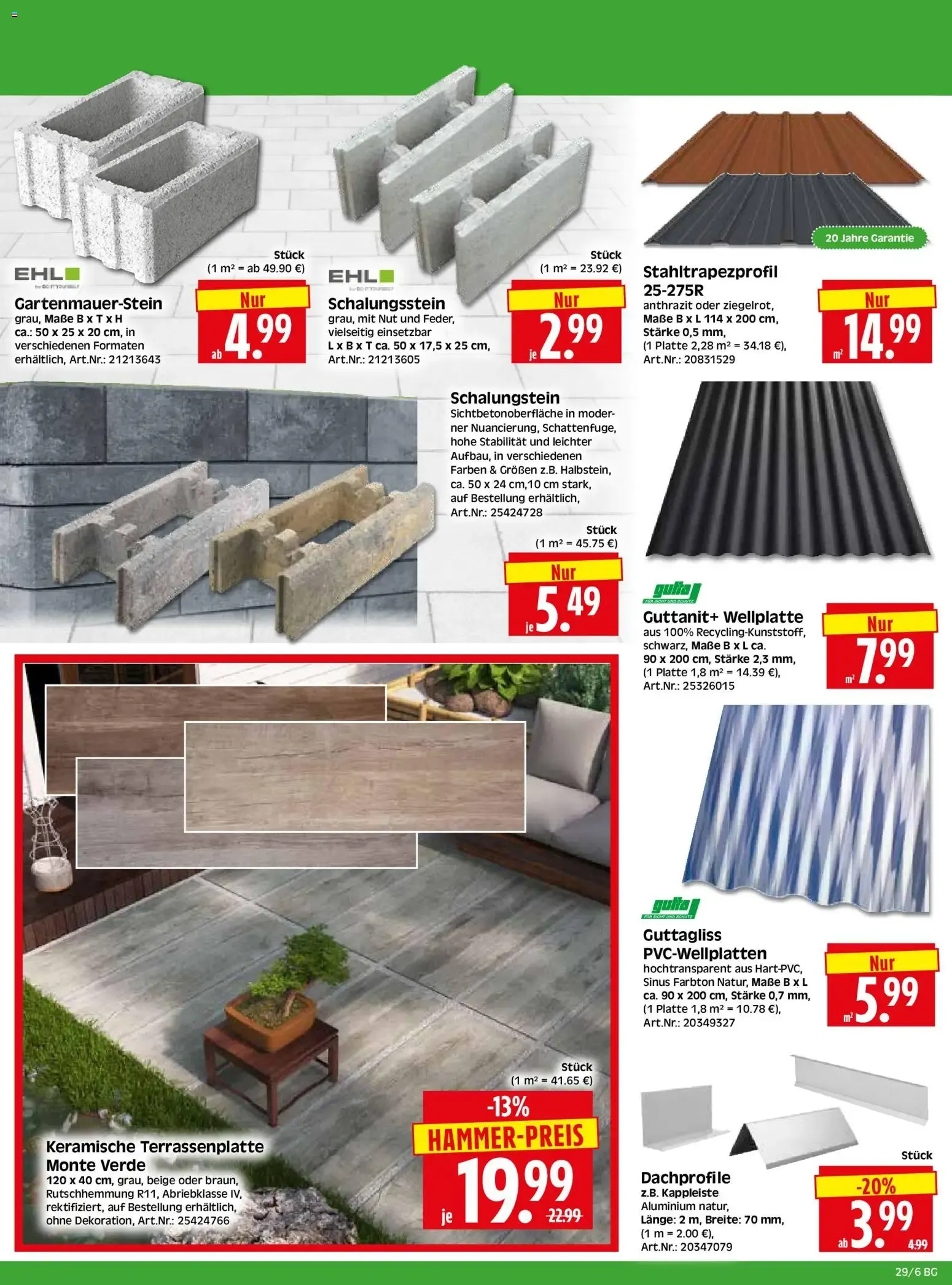 HERKULES Bau & Garten (ab 13.07.2026) zum Blättern von 13. Juli bis 18. Juli 2026 - Prospekt seite 6