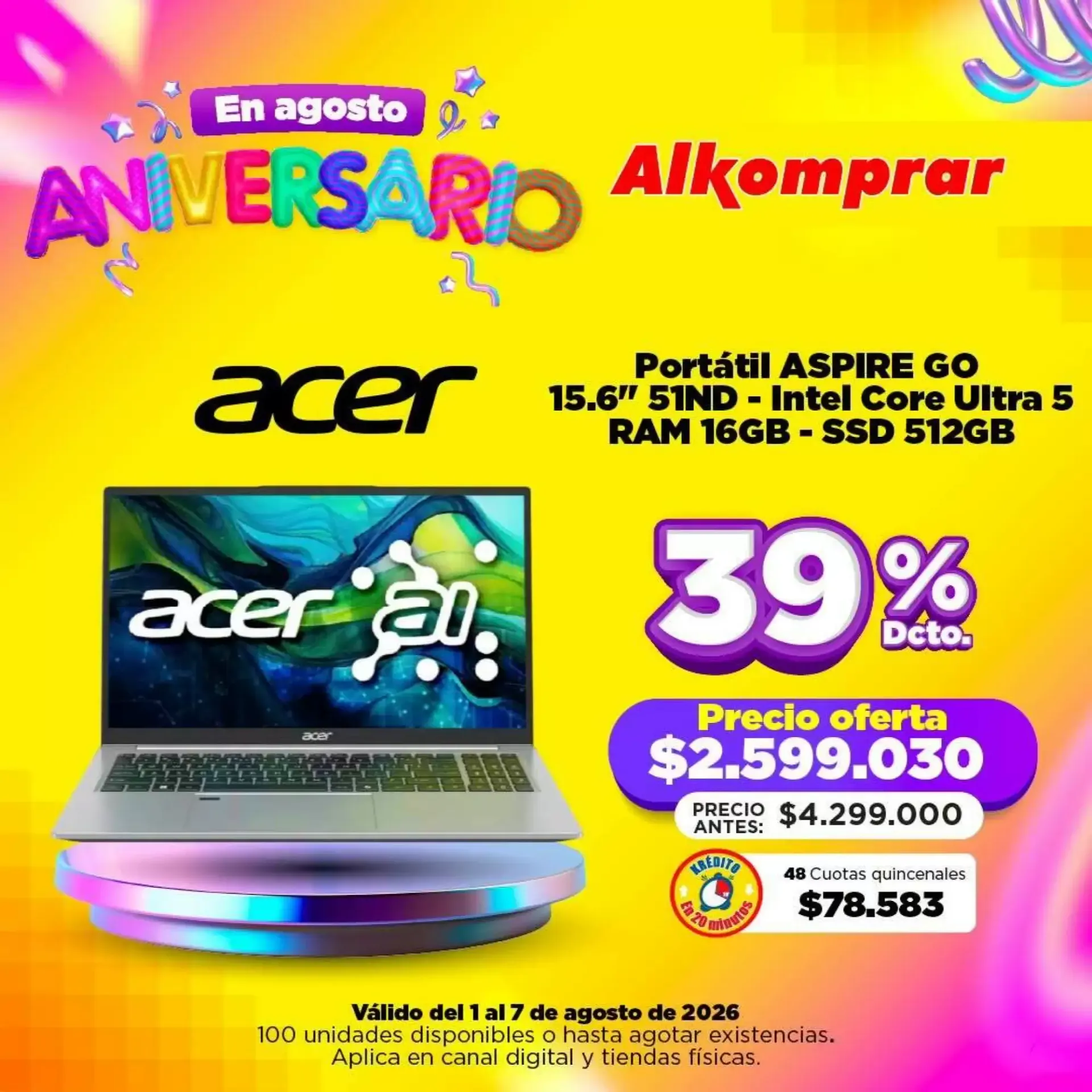 Catalogo de Alkomprar Aniversario - Portátil Omnibook 1 de agosto al 7 de agosto 2026 - Pag 5