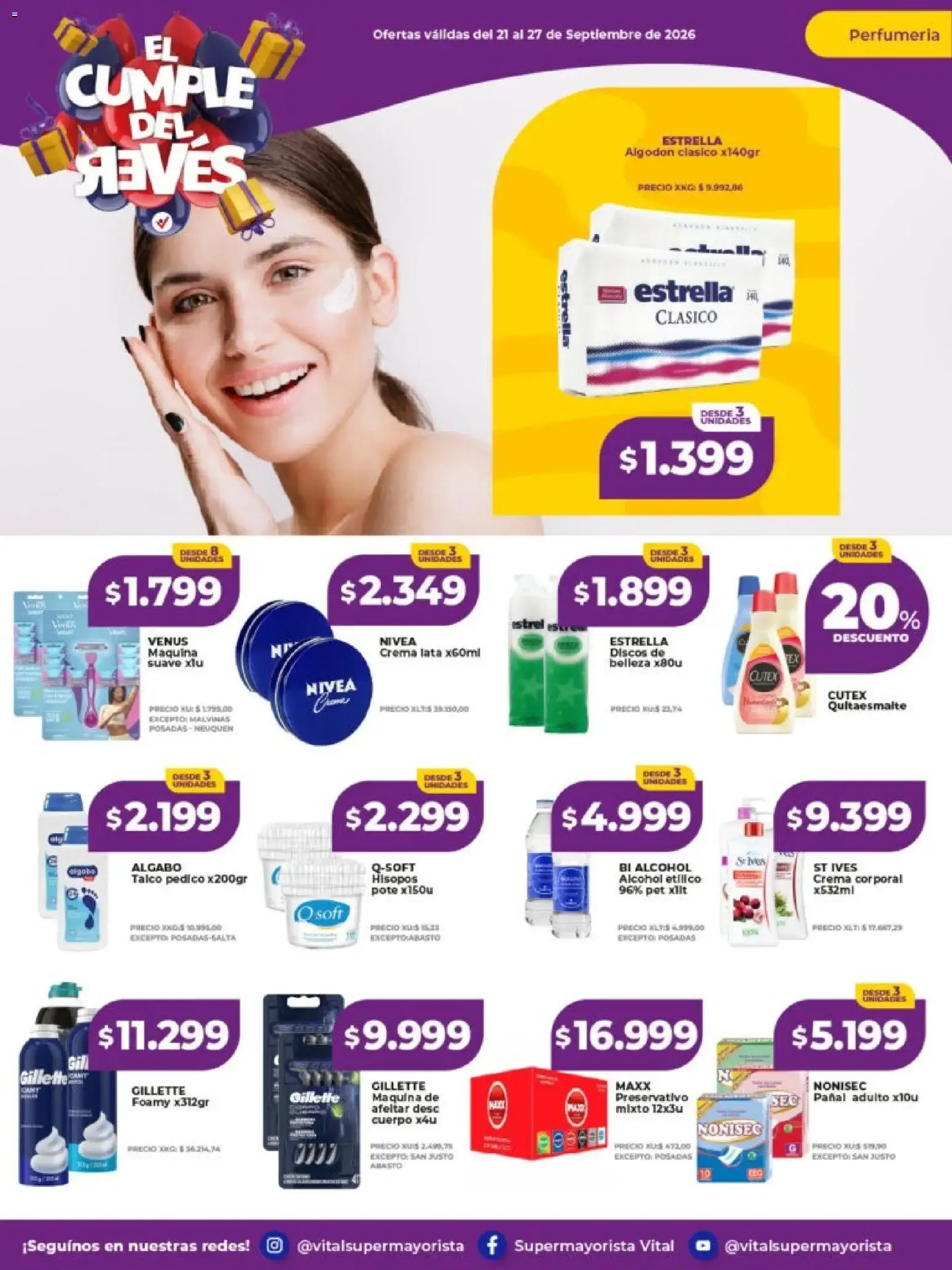Ofertas de Vital Supermayorista - El Cumple del Jueves 21 de septiembre al 27 de septiembre 2026 - Página 10 del catálogo