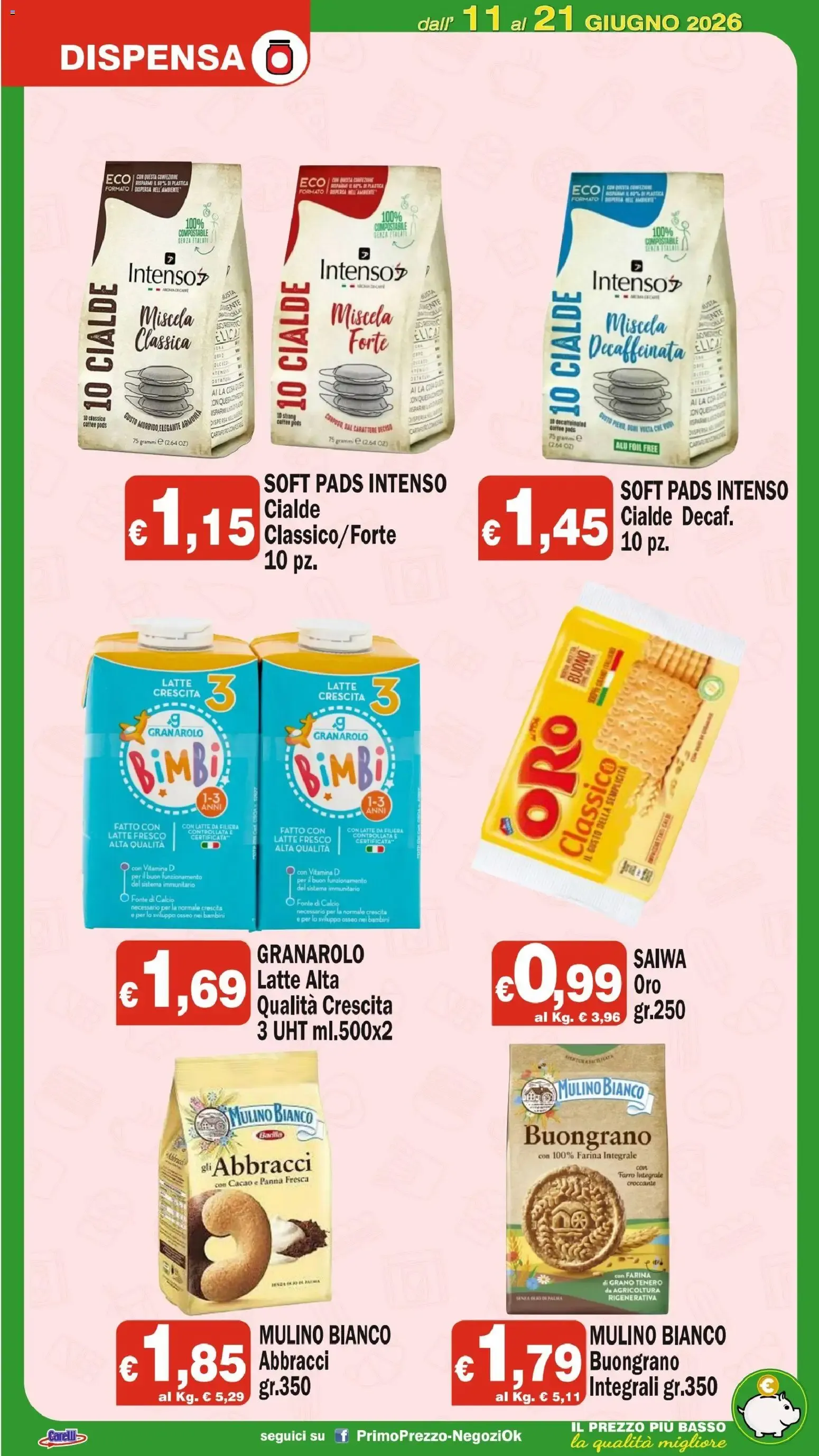 Primo Prezzo volantino dal 11/06/2026 - online Offerte da 11 giugno a 21 giugno di 2026 - Pagina del volantino 4