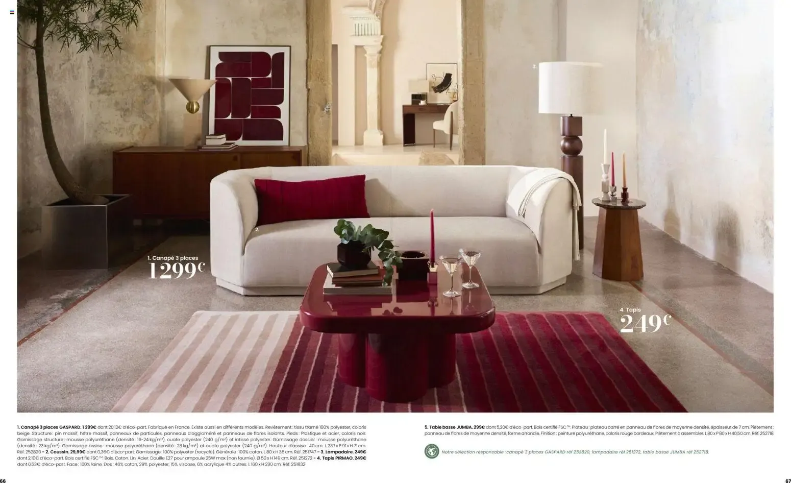 Maisons du Monde - Itinéraire Estival Collection Printemps - Été 2026 du 16 février au 1 septembre 2026 - Catalogue page 34