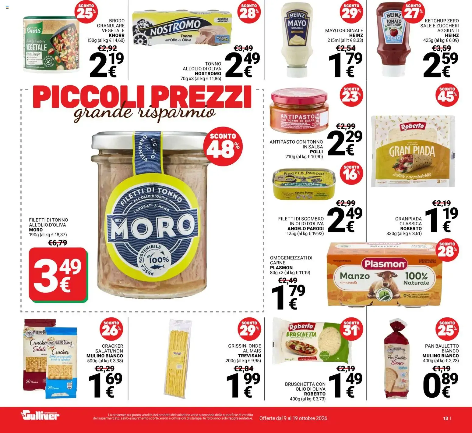 Nuovo Gulliver volantino dal 09/10/2026 > offerte anteprima 🛍️ da 9 ottobre a 19 ottobre di 2026 - Pagina del volantino 13