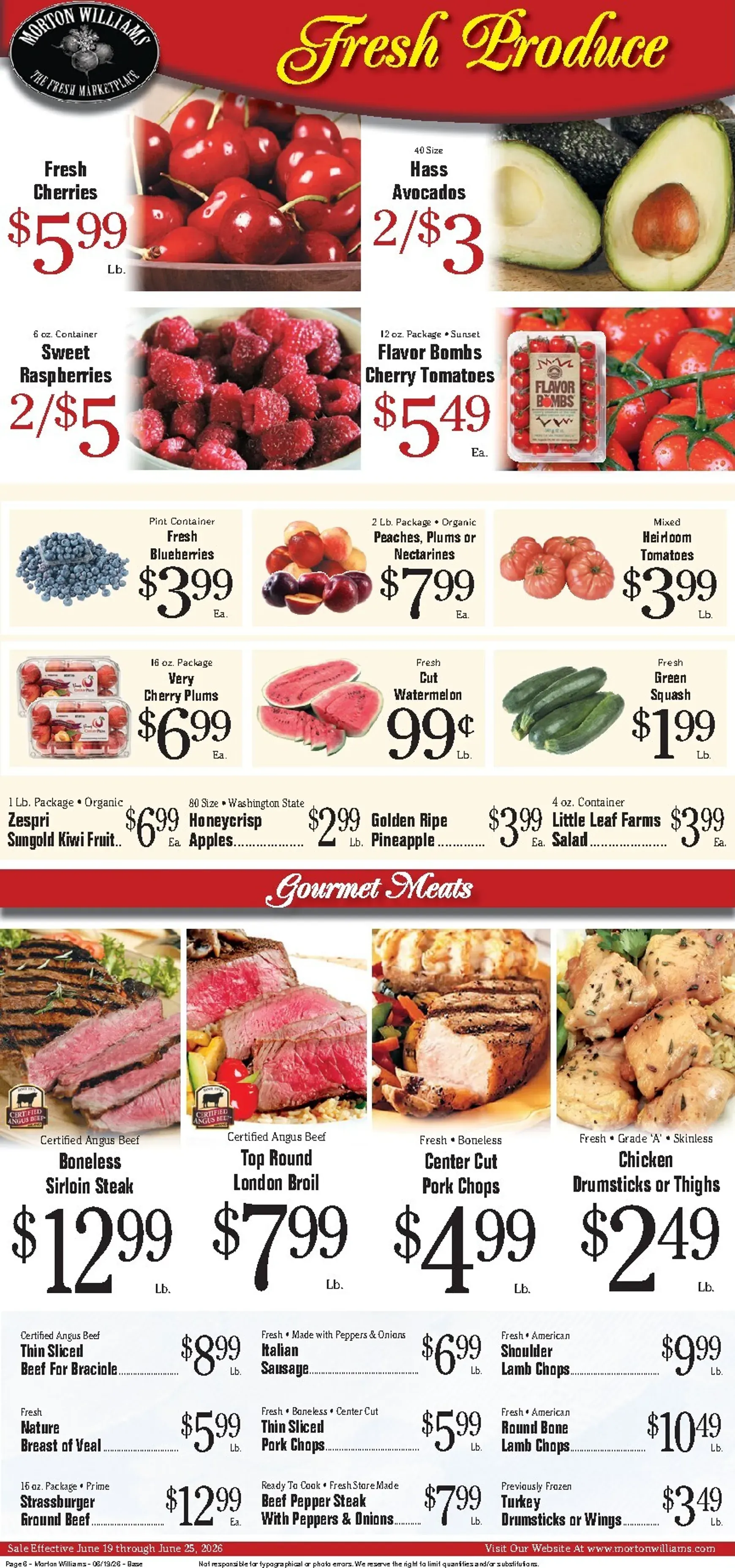 Weekly ad Current Morton Williams - Manhattan / Jersey City leaflet valid from Friday 06/19/2026 to Thursday 06/25/2026 from June 19 to June 25 2026 - Page 6