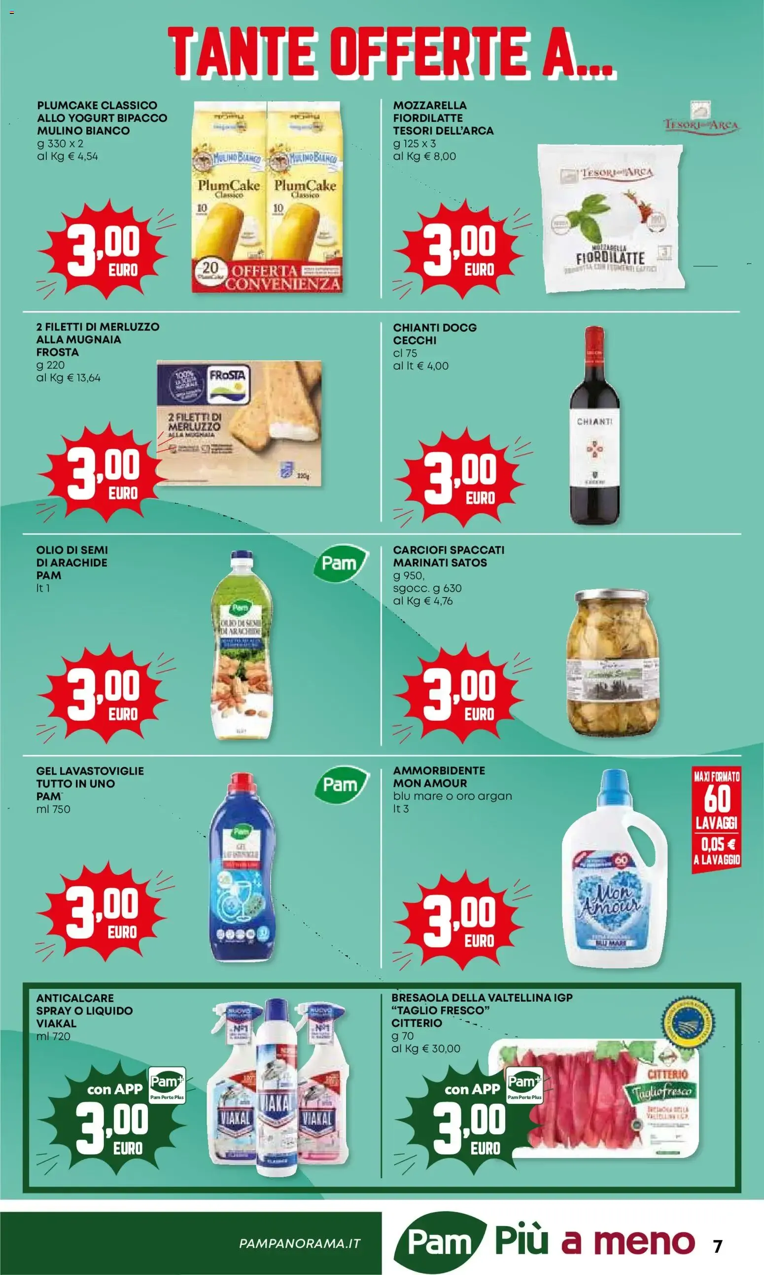 Volantino Pam Panorama: Tante Offerte a 1, 2, 3 Euro da 18 giugno a 1 luglio di 2026 - Pagina del volantino 7
