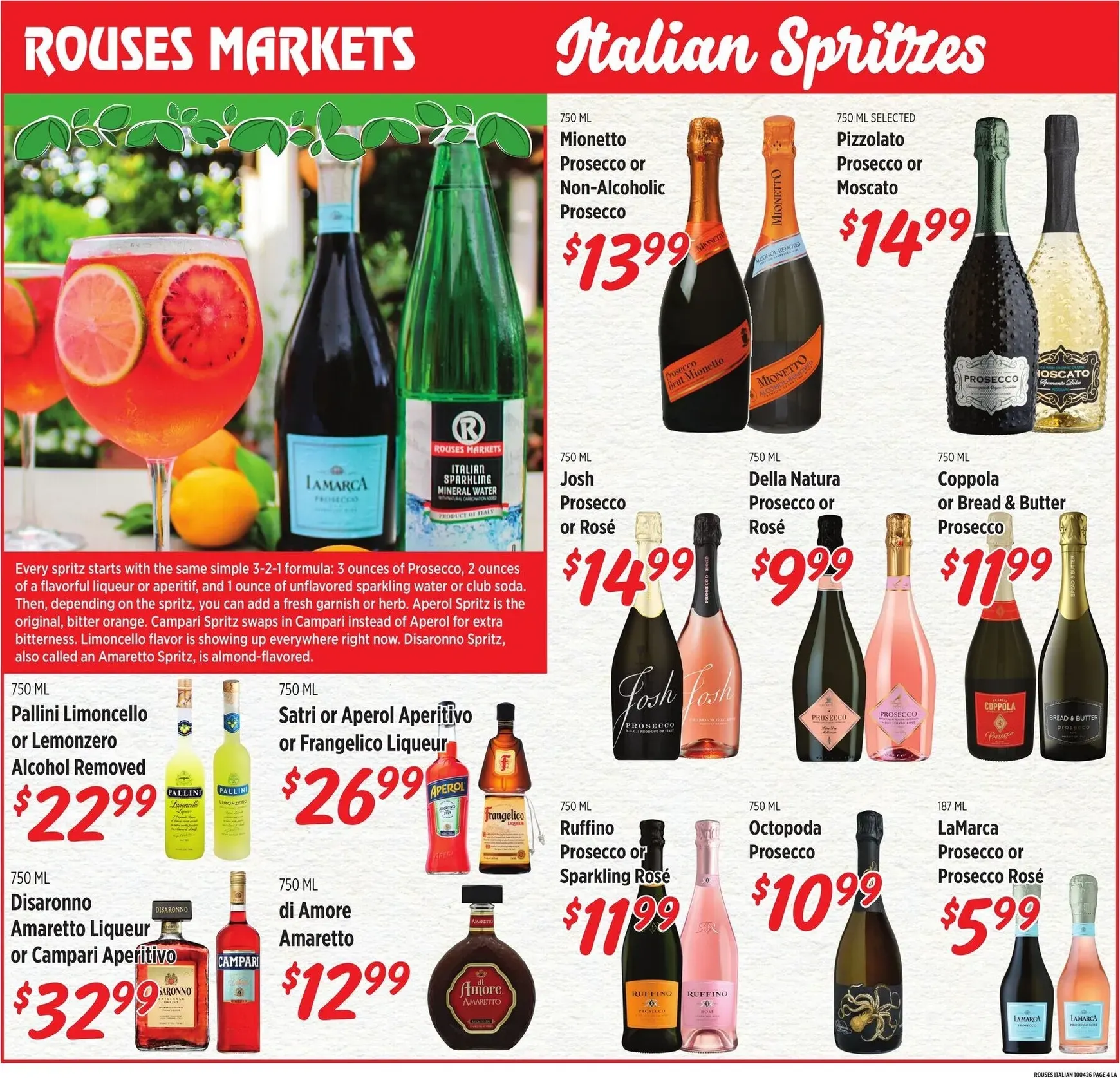 Weekly ad Current Rouses Markets - Italian leaflet valid from Wednesday 09/30/2026 to Wednesday 11/04/2026 from September 30 to November 4 2026 - Page 4