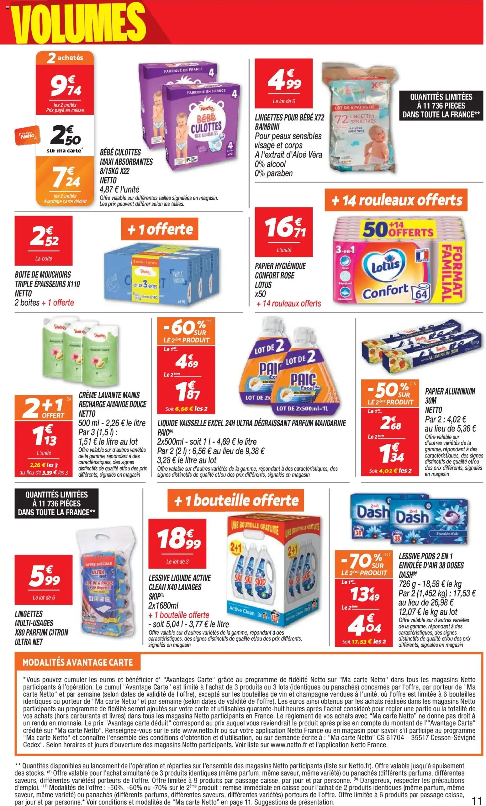 Netto catalogue à partir du 01/09/2026 - promo en ligne du 1 septembre au 14 septembre 2026 - Catalogue page 11