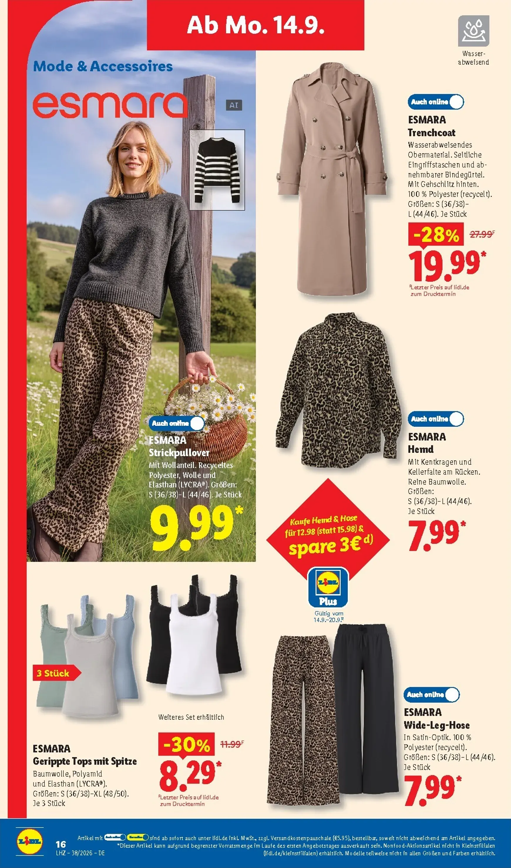Lidl - Nonfood Prospekt nächste Woche – von Montag 14.09.2026 bis Samstag 19.09.2026 von 14. September bis 19. September 2026 - Prospekt seite 8