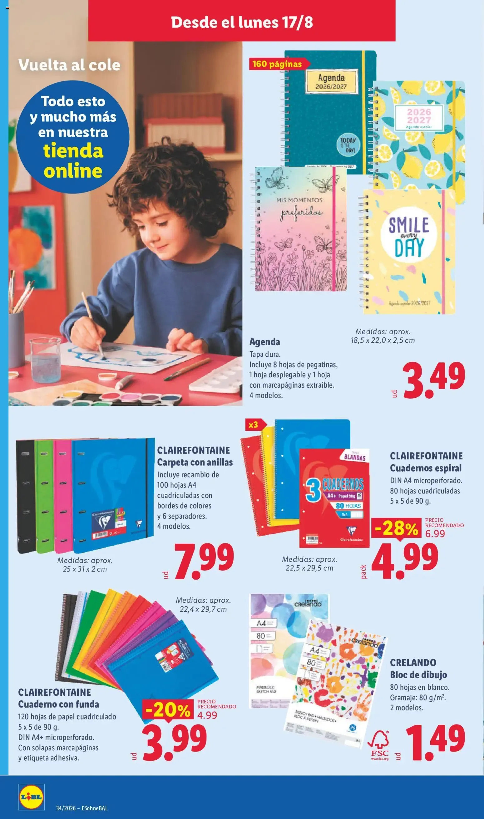 Catálogo de Lidl folleto de bazar del 17/08/2026 | Ofertas 17 de agosto al 23 de agosto 2026 - Página 6