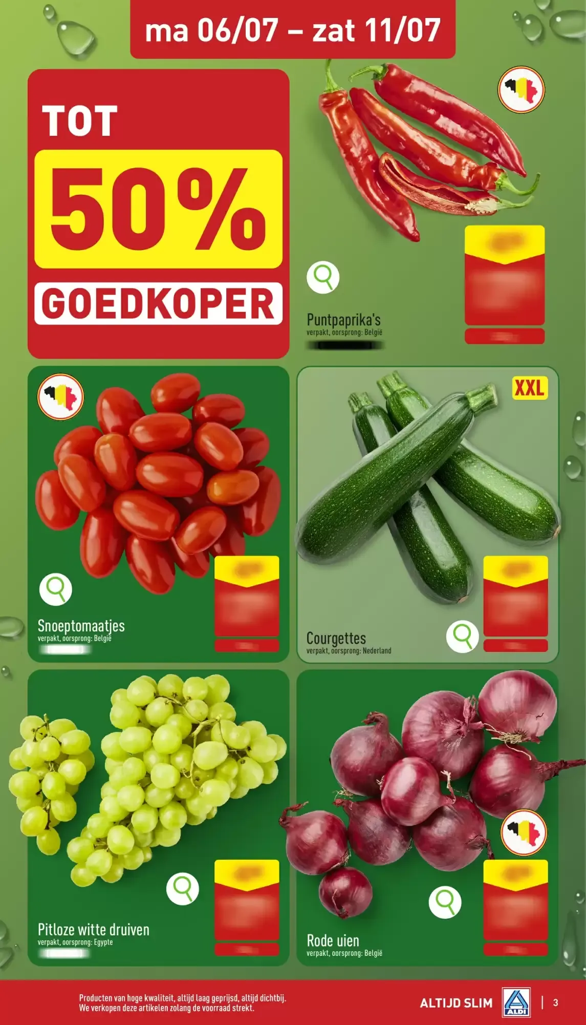 ALDI Folder van 06/07 t.e.m. 11/07 van 6 juli tot 11 juli 2026 - folder pagina 3