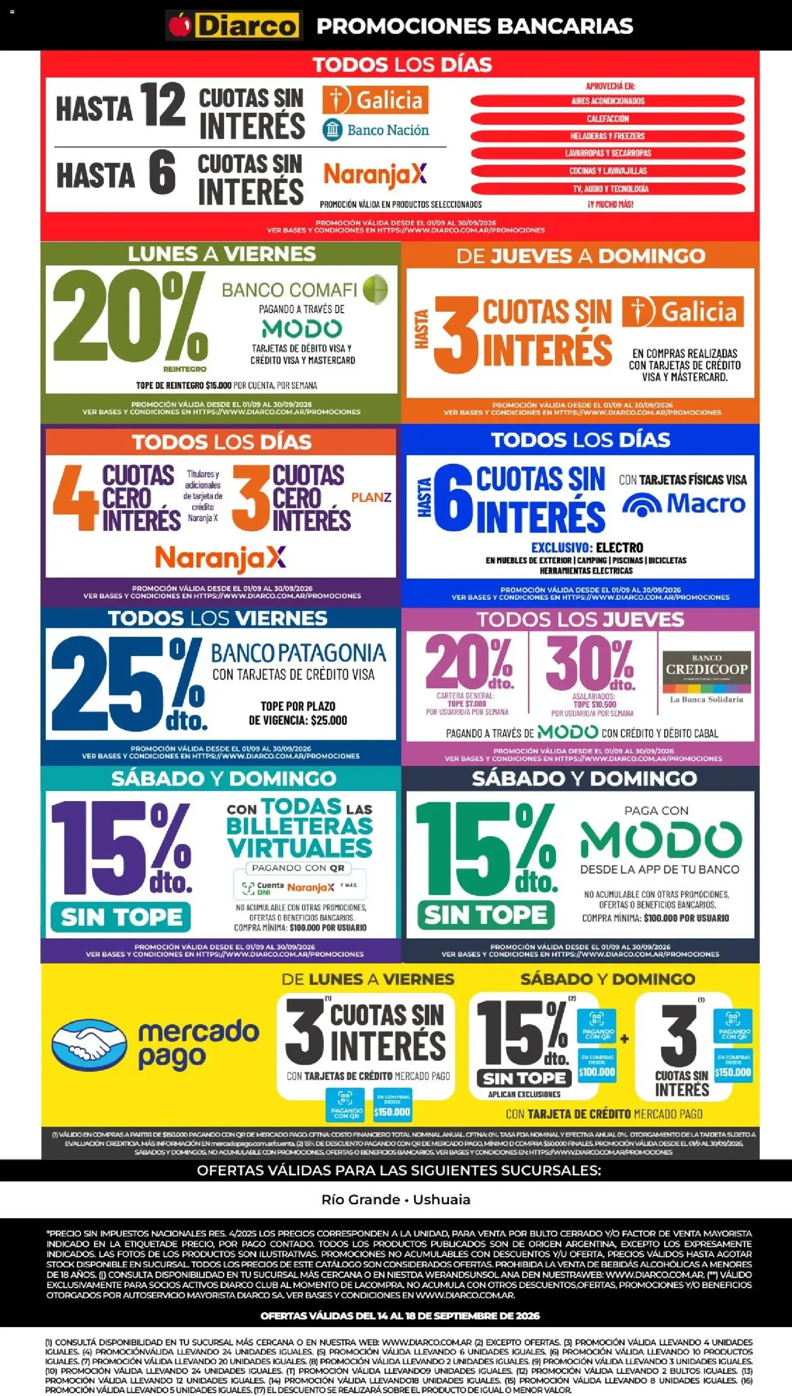 Ofertas de Diarco - Ofertas 14 de septiembre al 18 de septiembre 2026 - Página 10 del catálogo