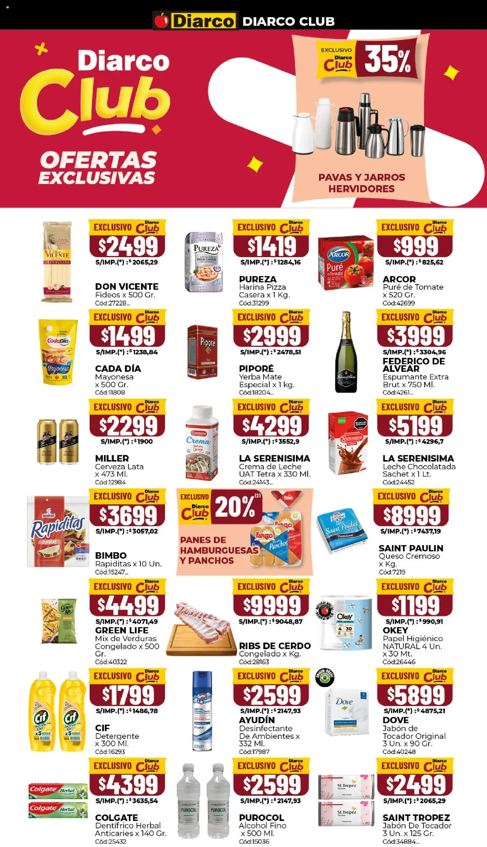 Ofertas de Diarco: Ofertas válidas del 20/07 al 24/07 20 de julio al 24 de julio 2026 - Página 9 del catálogo