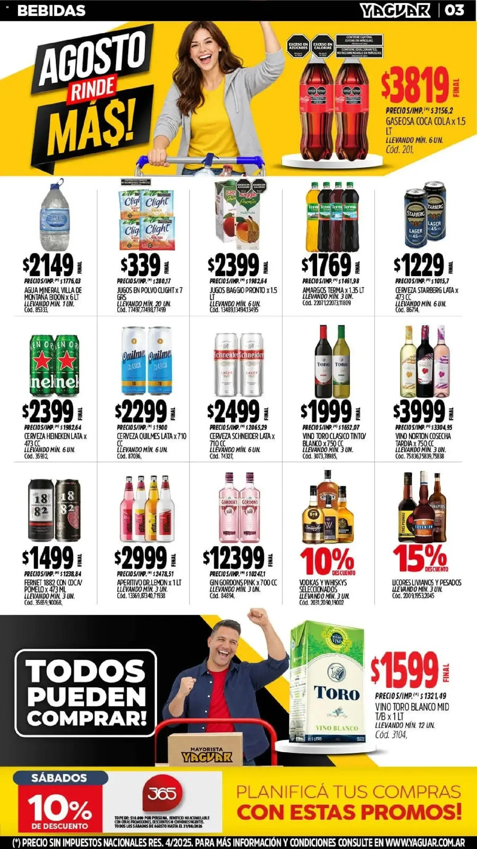 Ofertas de Yaguar - Oferta Semanal San Juan del 24/08/2026 - 29/08/2026 24 de agosto al 29 de agosto 2026 - Página 3 del catálogo