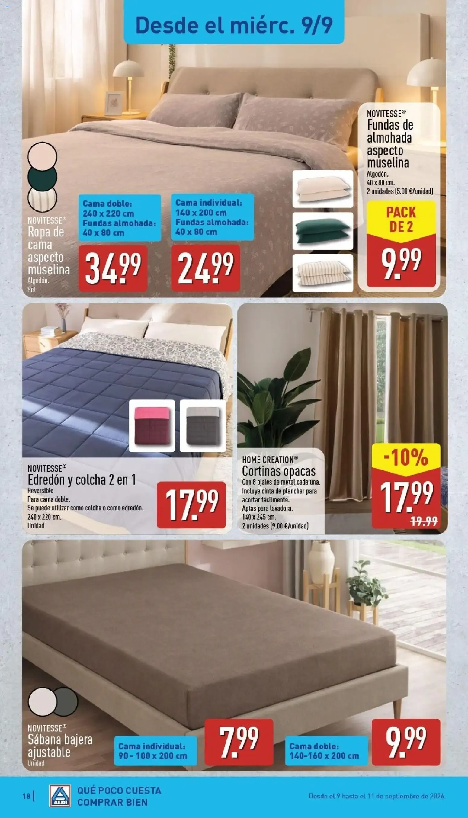 Catálogo de Aldi: Ahorra más de 2.400€ al año 7 de septiembre al 13 de septiembre 2026 - Página 18