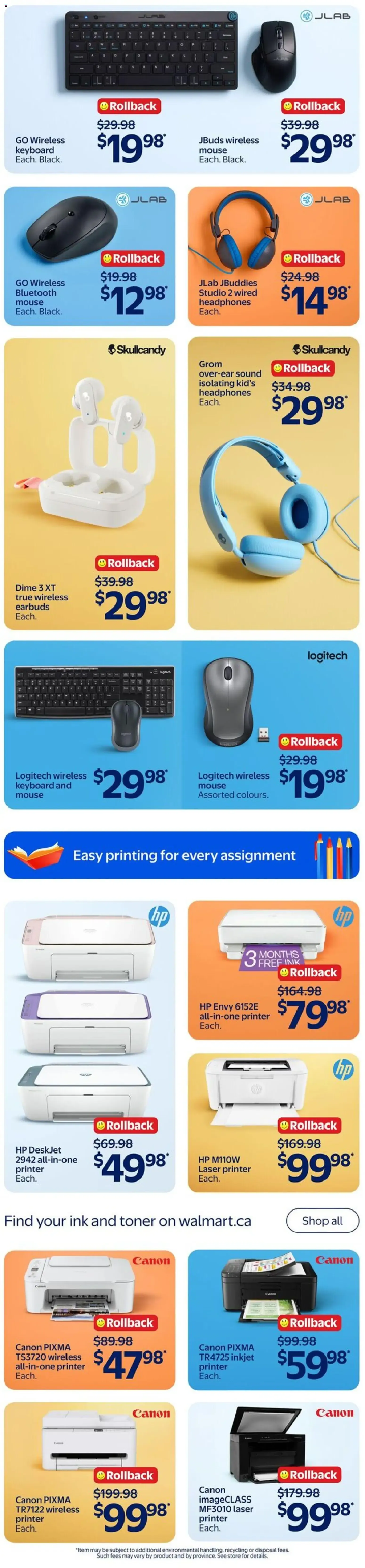 Walmart flyer - Back to school from Aug 20, 2026 > weekly specials & deals from August 20 to August 26 2026 - flyer page 9