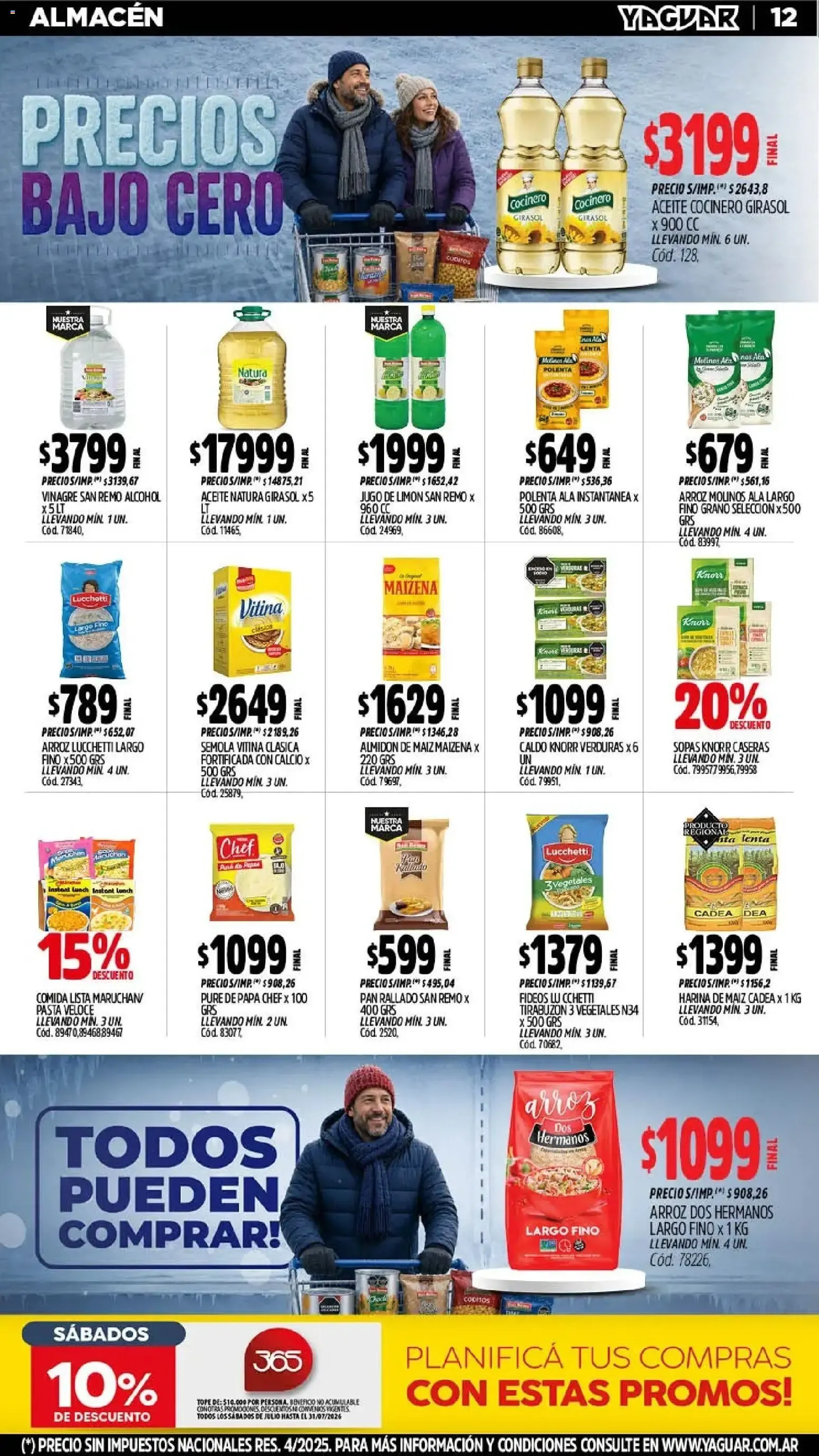 Ofertas de Yaguar - Oferta Semanal Neuquen del 20/07/2026 - 26/07/2026 20 de julio al 26 de julio 2026 - Página 12 del catálogo