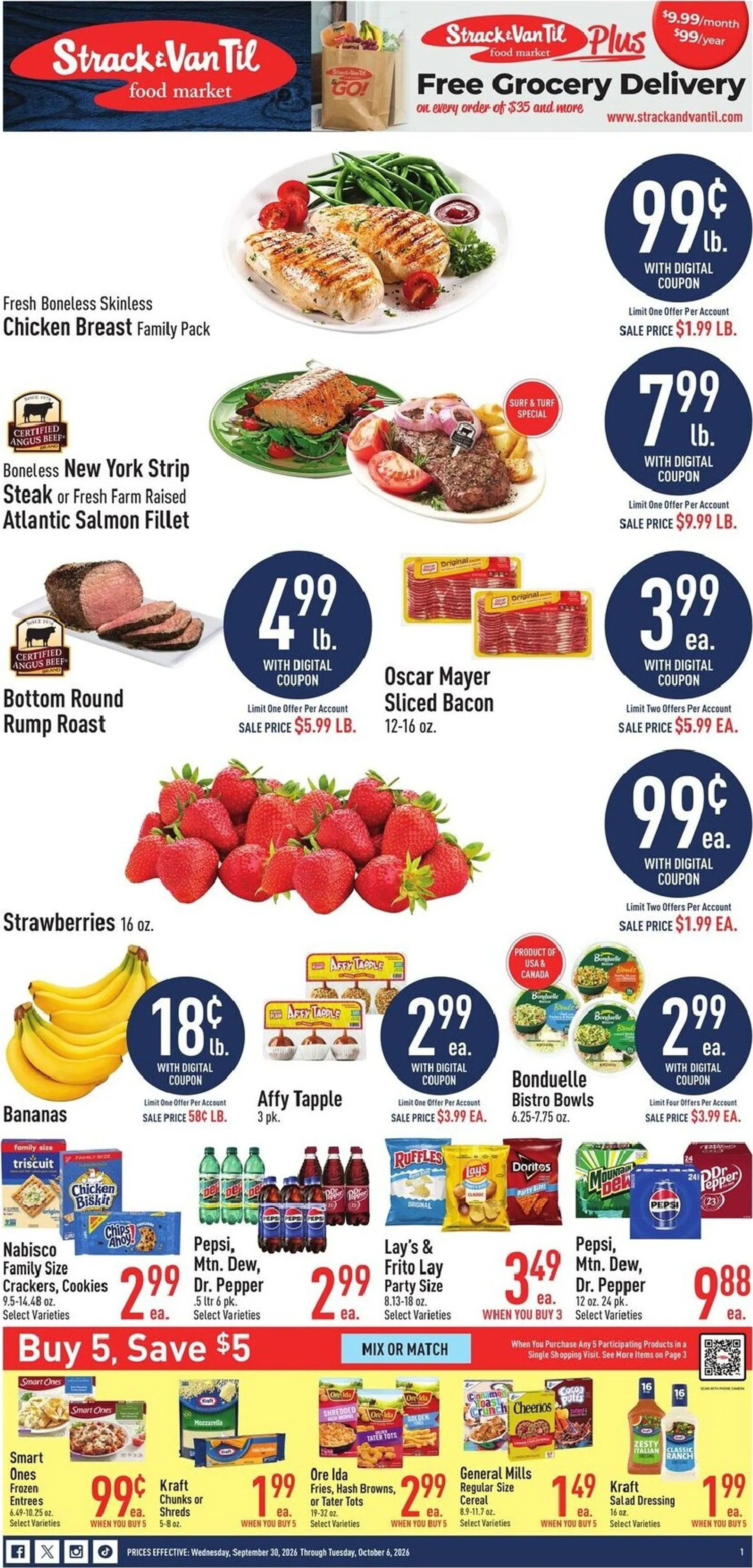 Current Strack & Van Til leaflet valid from Wednesday 09/30/2026 to Tuesday 10/06/2026