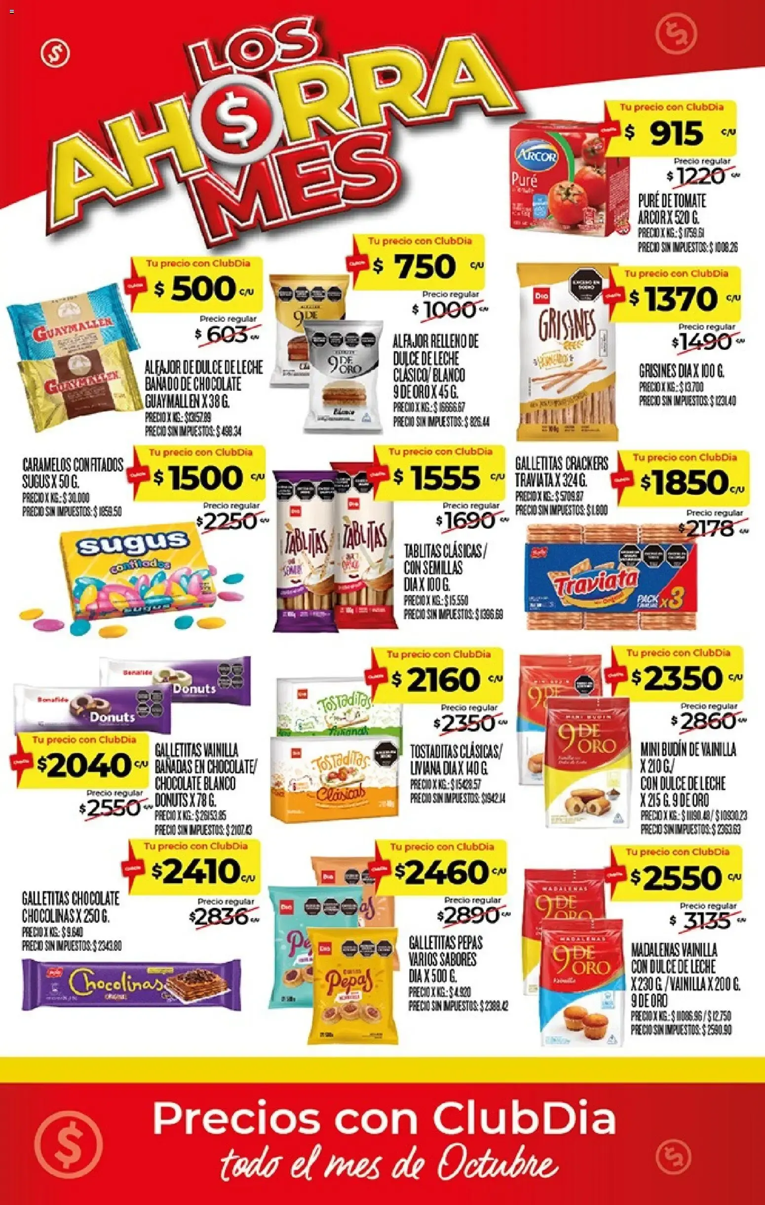 Ofertas de Los Ahorra Mes - Productos al mismo precio todo Octubre 1 de octubre al 31 de octubre 2026 - Página 6 del catálogo