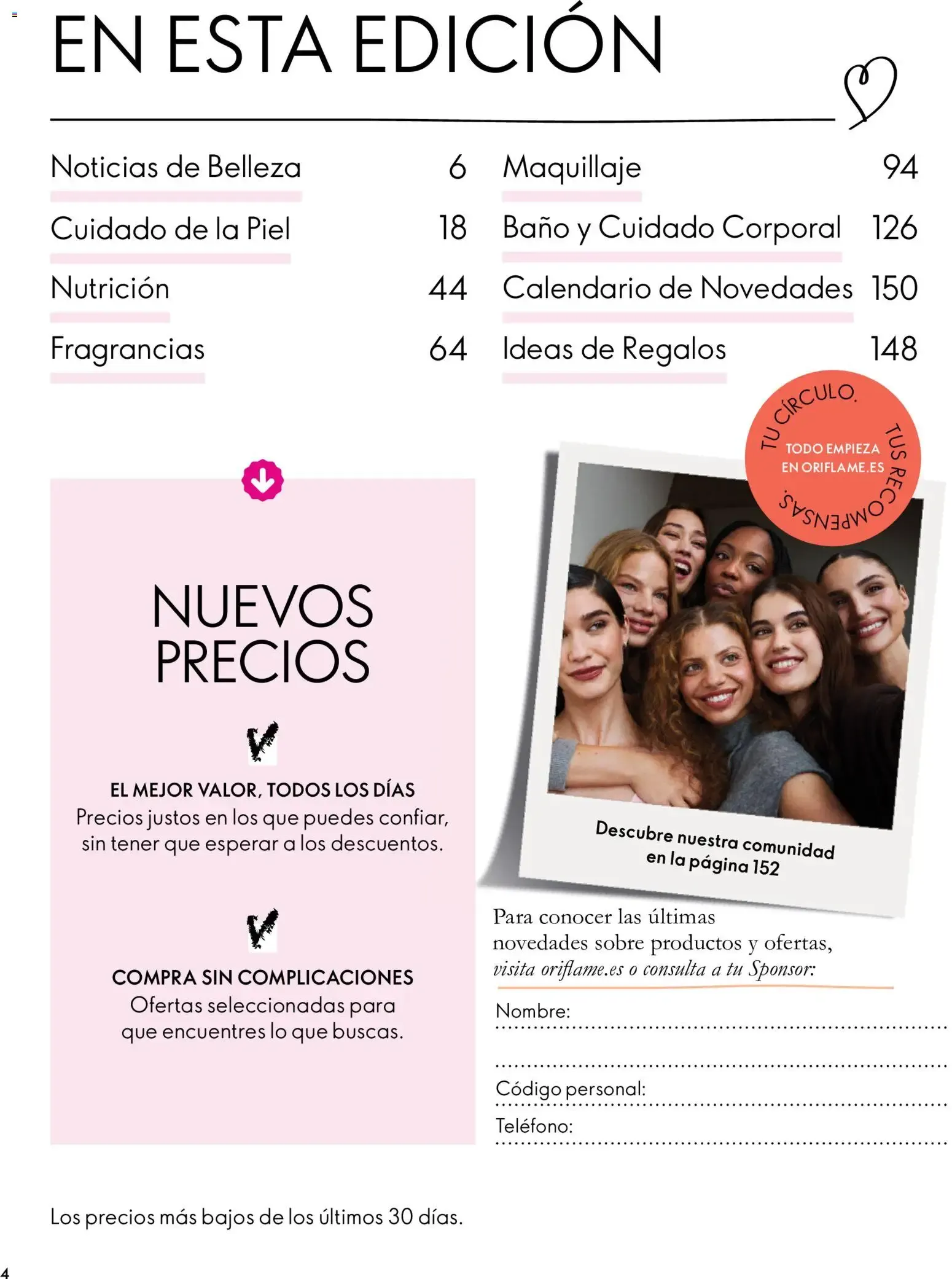 Catálogo de Oriflame - Catálogo Campaña 14 07/10/2026 - 17/11/2026 7 de octubre al 17 de noviembre 2026 - Página 4