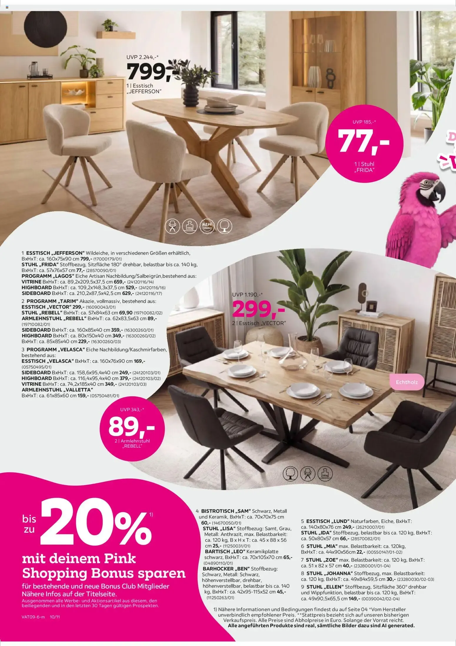 Pink Shopping? Da haut's dir den VOGEL raus! mit deinem Pink Shopping Bonus sparen von 22. September bis 28. September 2026 - Flugblätt seite  10